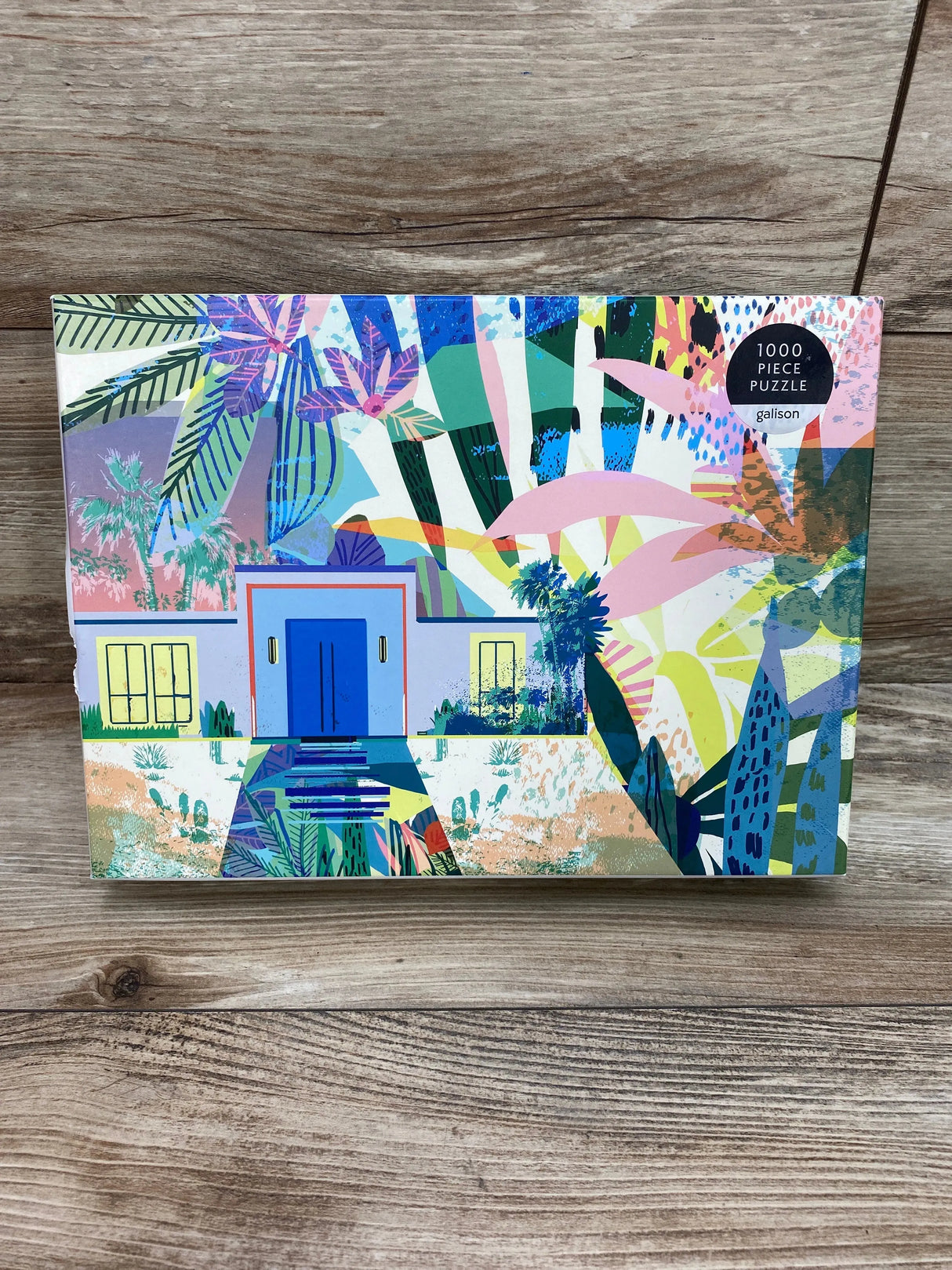 NEW Galison Kitty McCall Palm Springs Puzzle, 1000 Pieces - Me n Mommy To Be