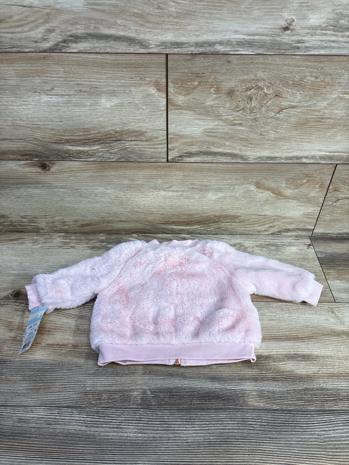 NEW Cat & Jack Plush Full Zip Balmer Jacket Pink sz 3-6m