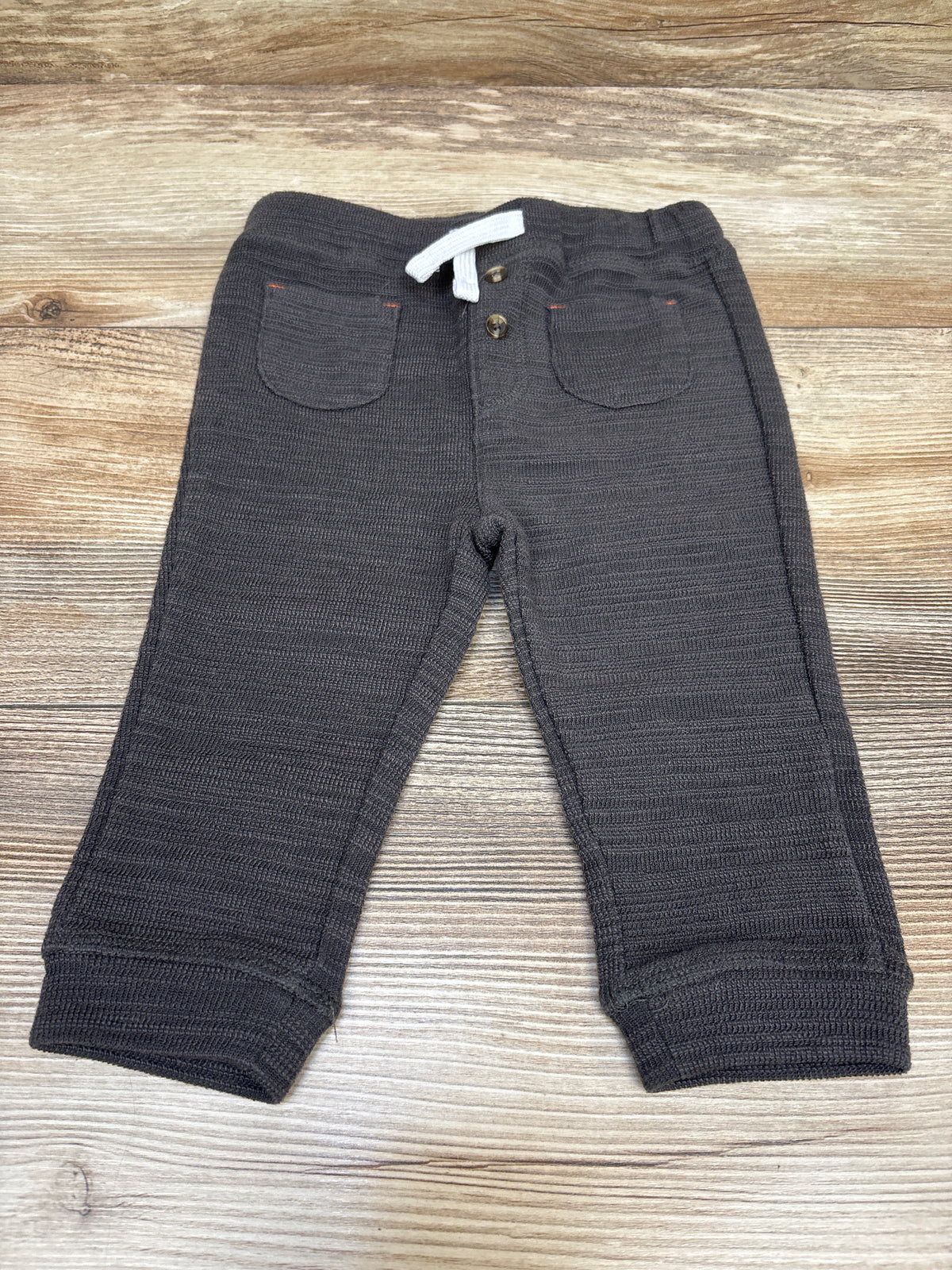 First Wave Knit Drawstring Joggers Grey sz 12m