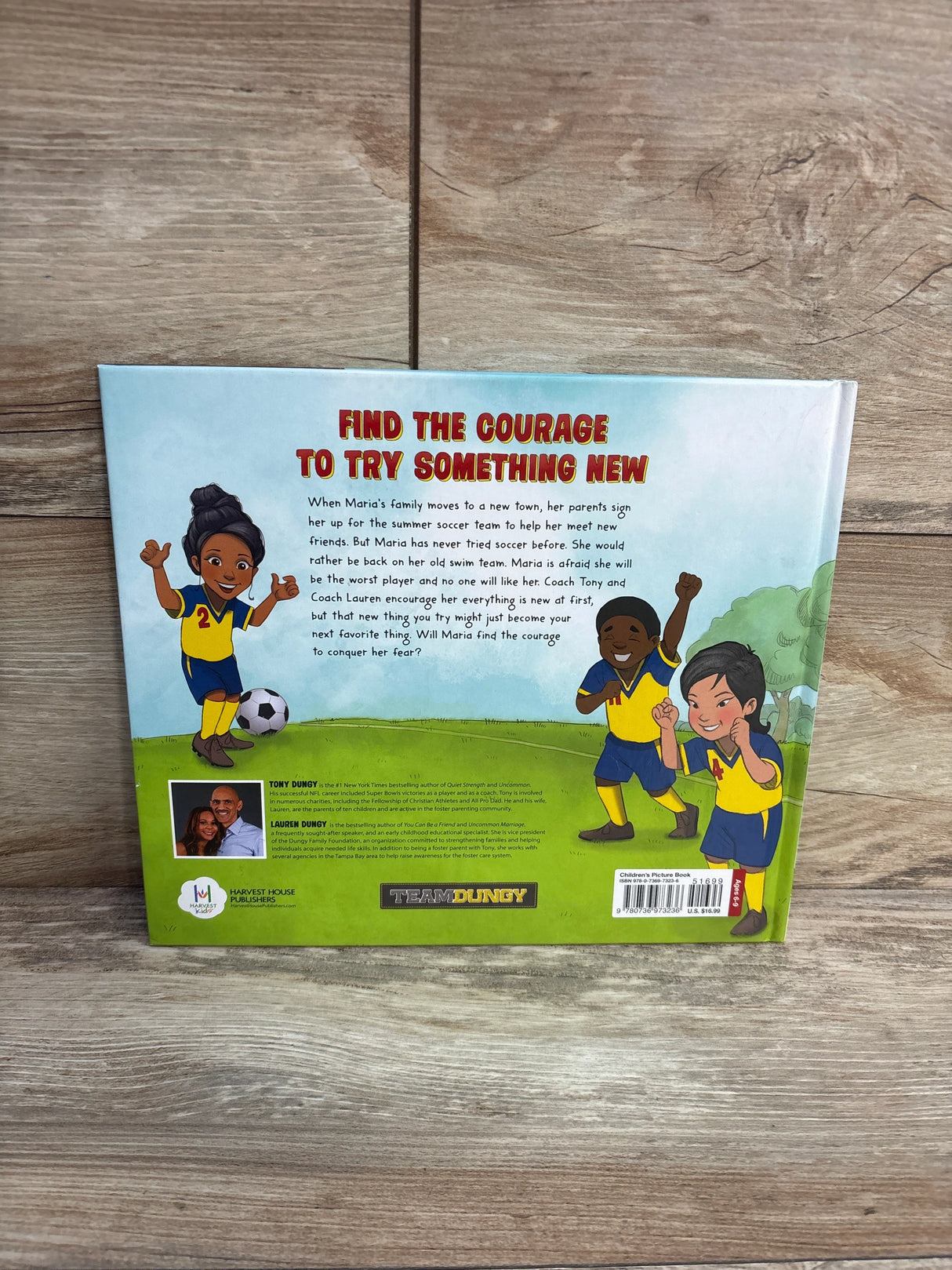 Maria Finds Courage: A Team Dungy Story About Soccer Hardcover Book - Me n Mommy To Be