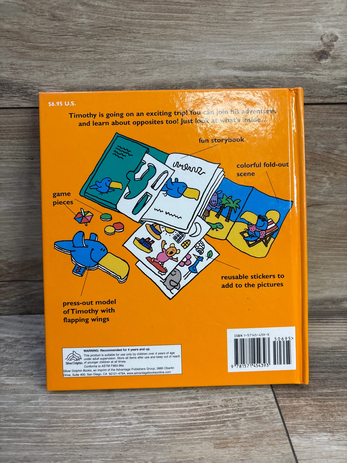 Timothy Flies South Hardcover Book