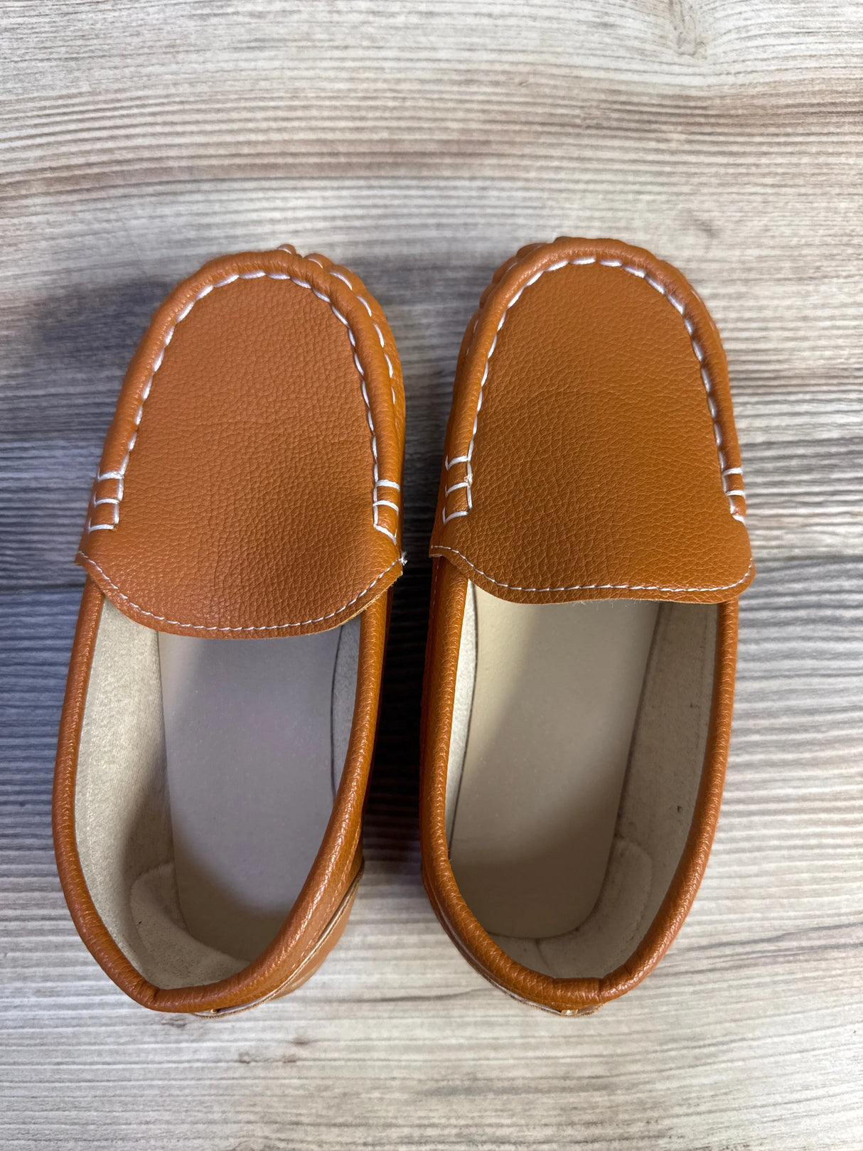 Leather Loafers Slip-On Oxford Flats Brown sz 11c - Me n Mommy To Be