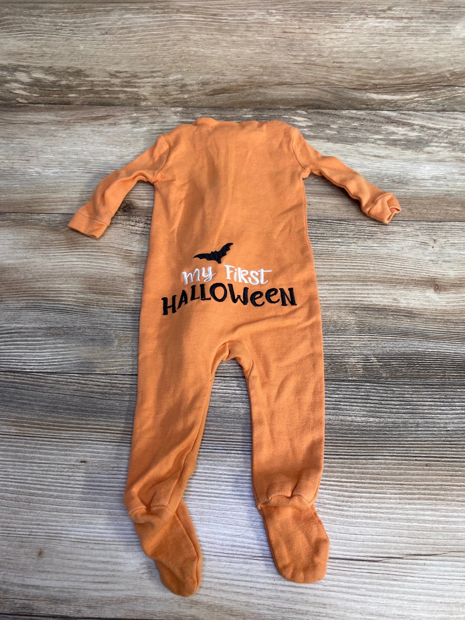 Pottery Barn Kids My First Halloween Sleeper Orange sz 0-3m - Me n Mommy To Be