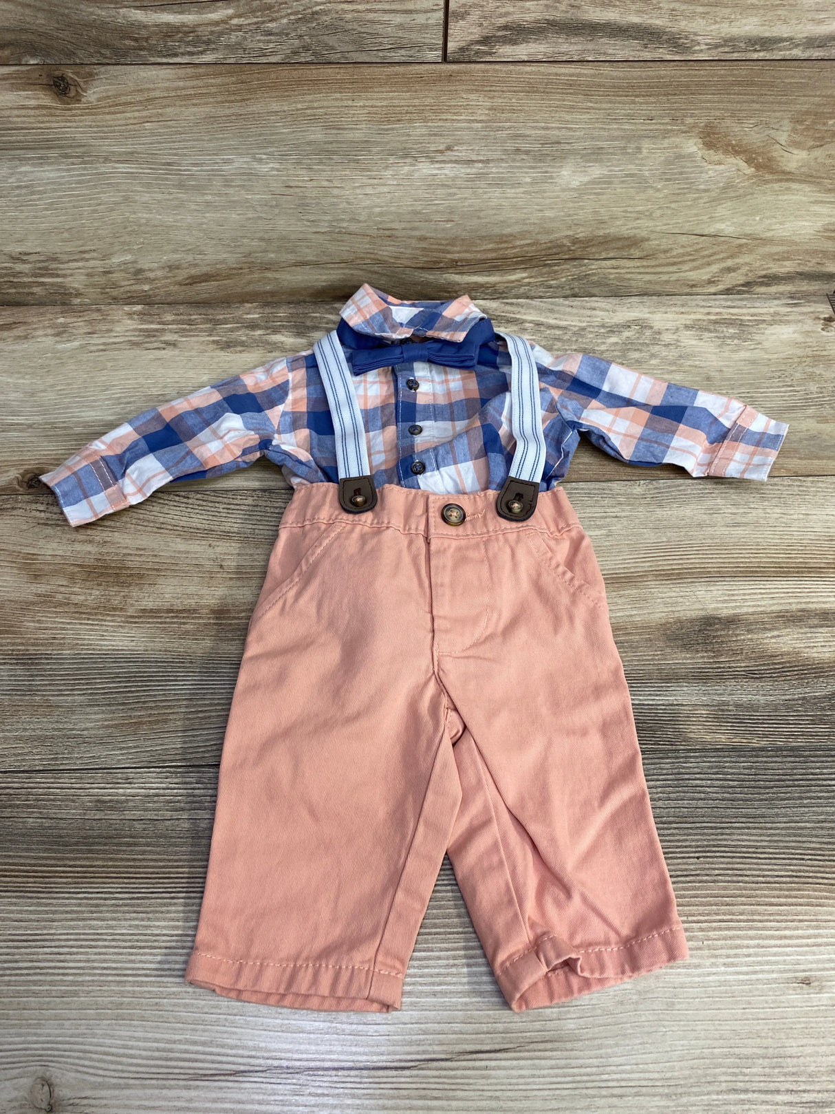 Just One You 3pc Suspender Set Multicolored sz 3m