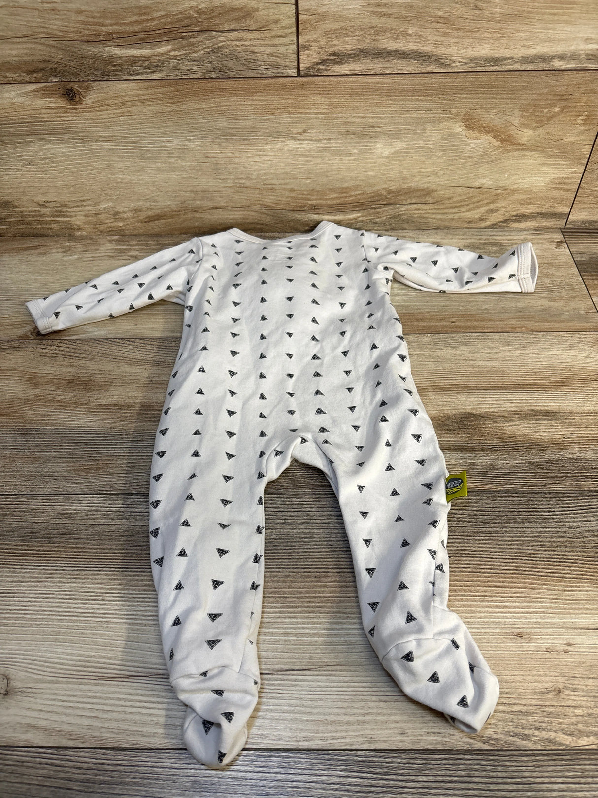 Nested Bean Zen Footie PJ White sz 6-9m