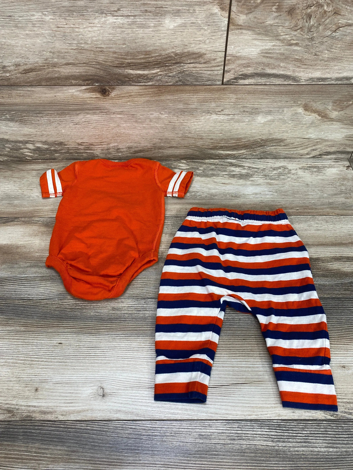 Hanna Andersson Orange Bodysuit & Pant Set sz 6-12m - Me n Mommy To Be
