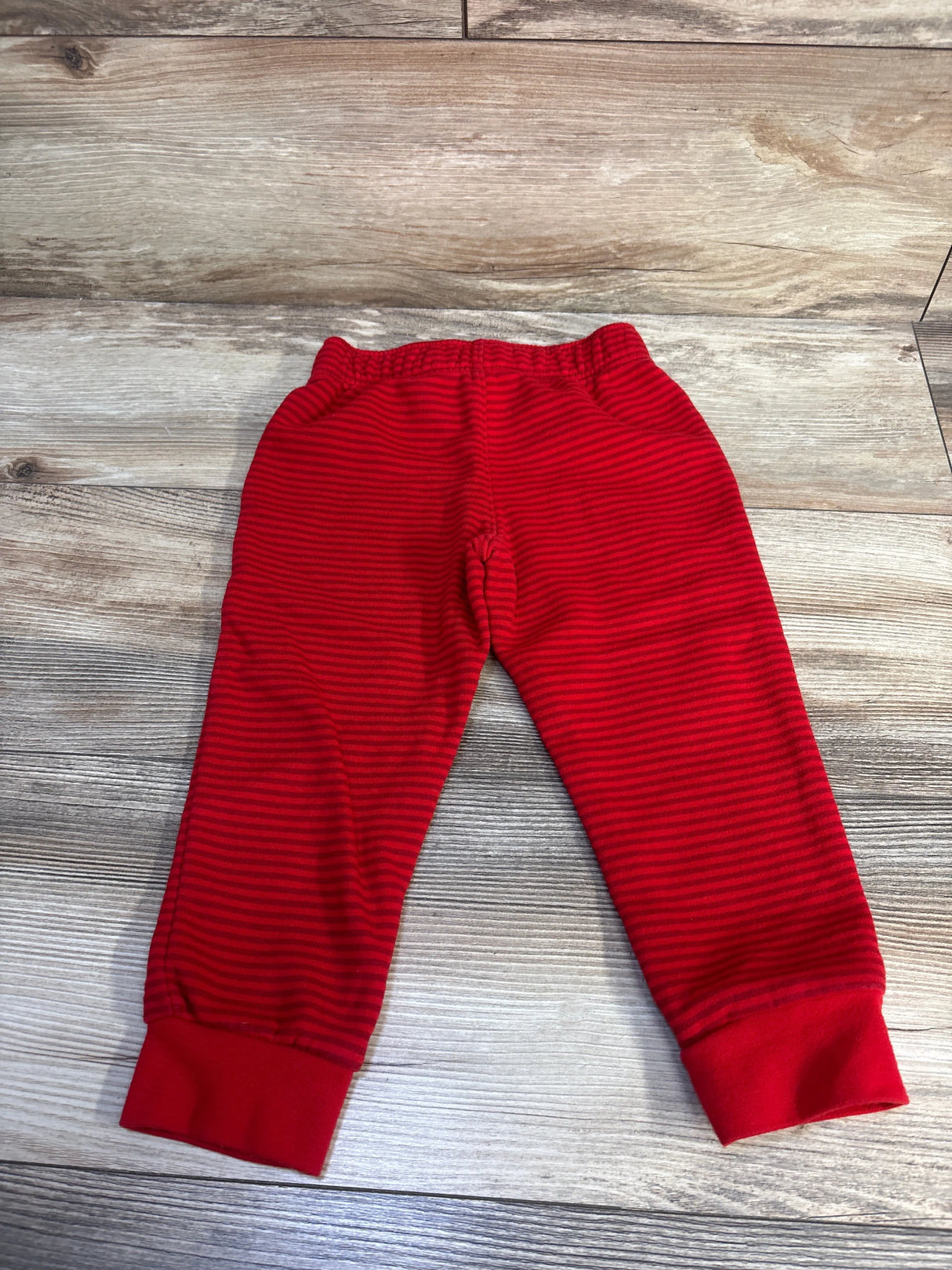 Cat & Jack Striped Joggers Red sz 3T