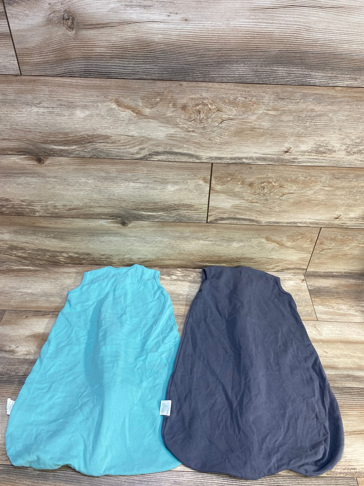 Cute Castle 2pk Sleep Sacks Teal/Grey sz Small (0-6m)