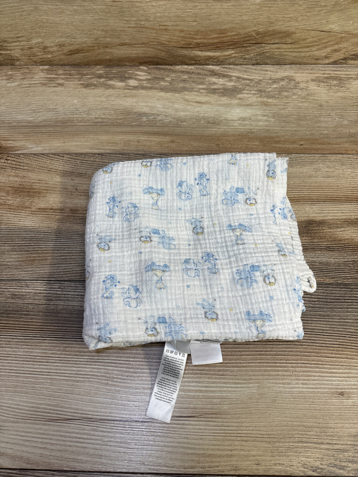 Little Me Muslin Swaddle Blanket White