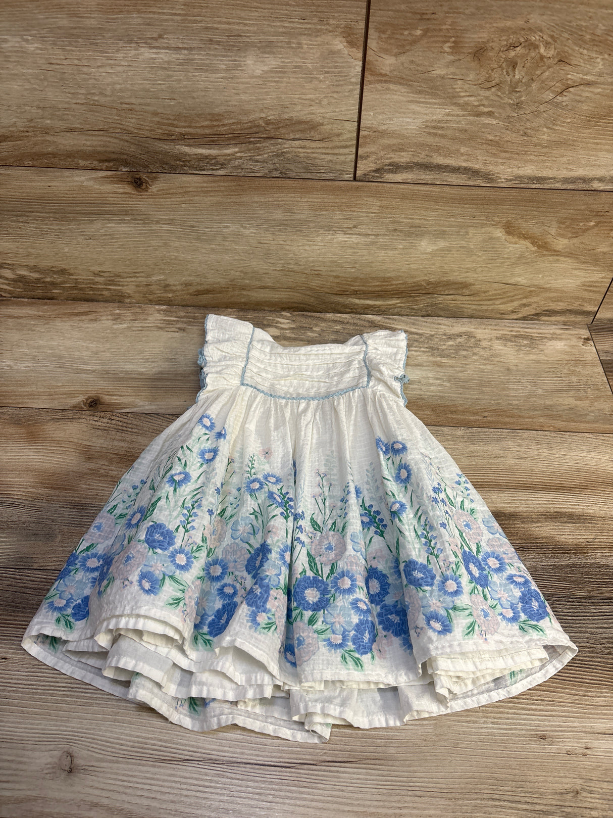 Haute Hippie Floral Sleeveless Dress White sz 18m