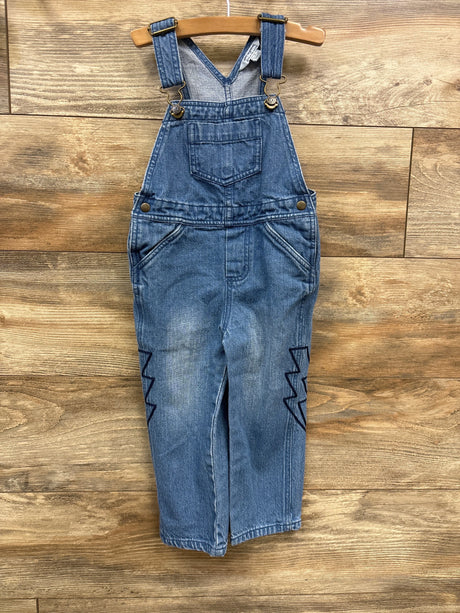 Juno Valentine by Janie and Jack Embroidered Overall Blue sz 3T - Me n Mommy To Be
