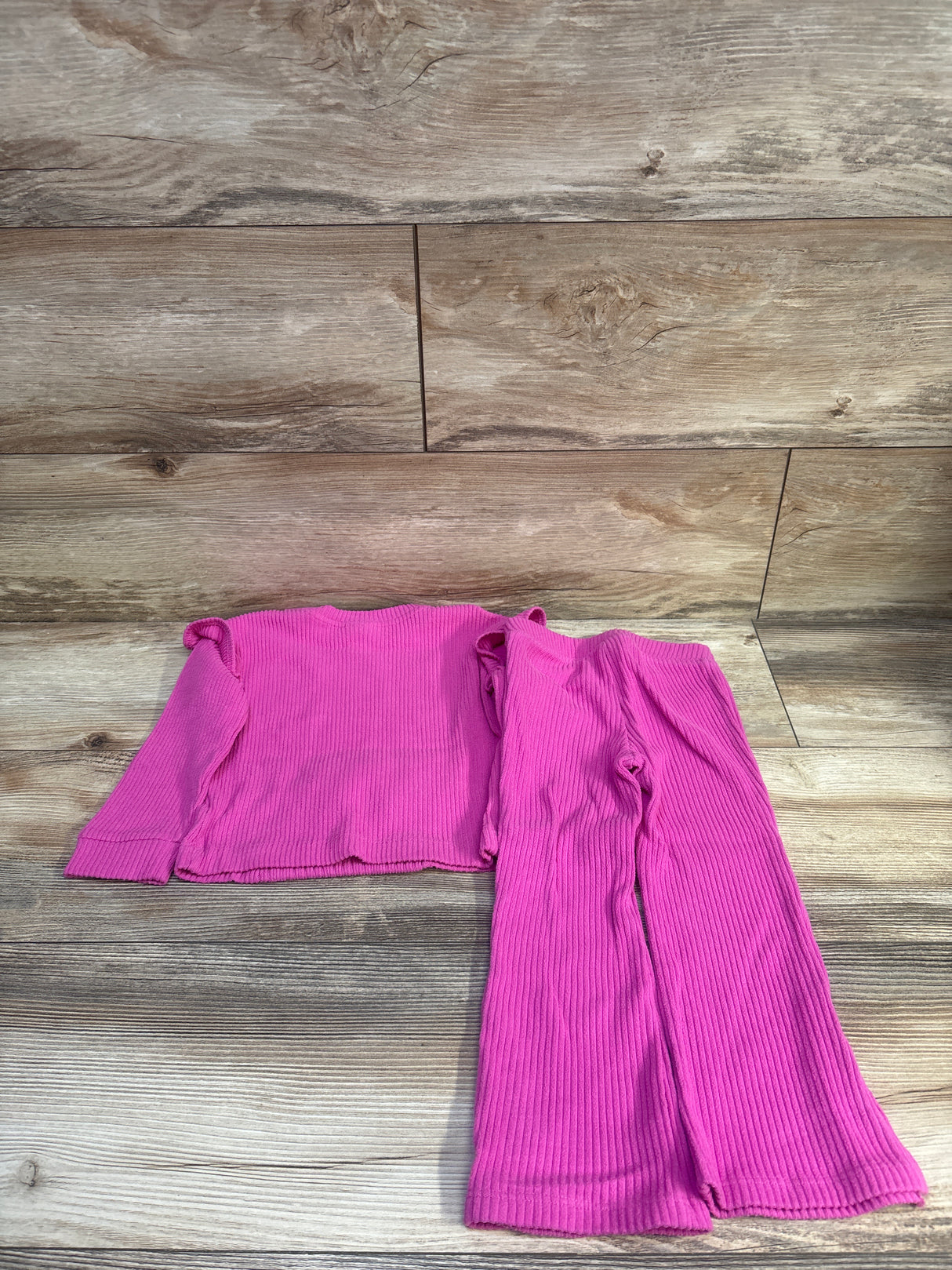 Cat & Jack 2pc Ribbed Shirt & Pants Pink sz 2T