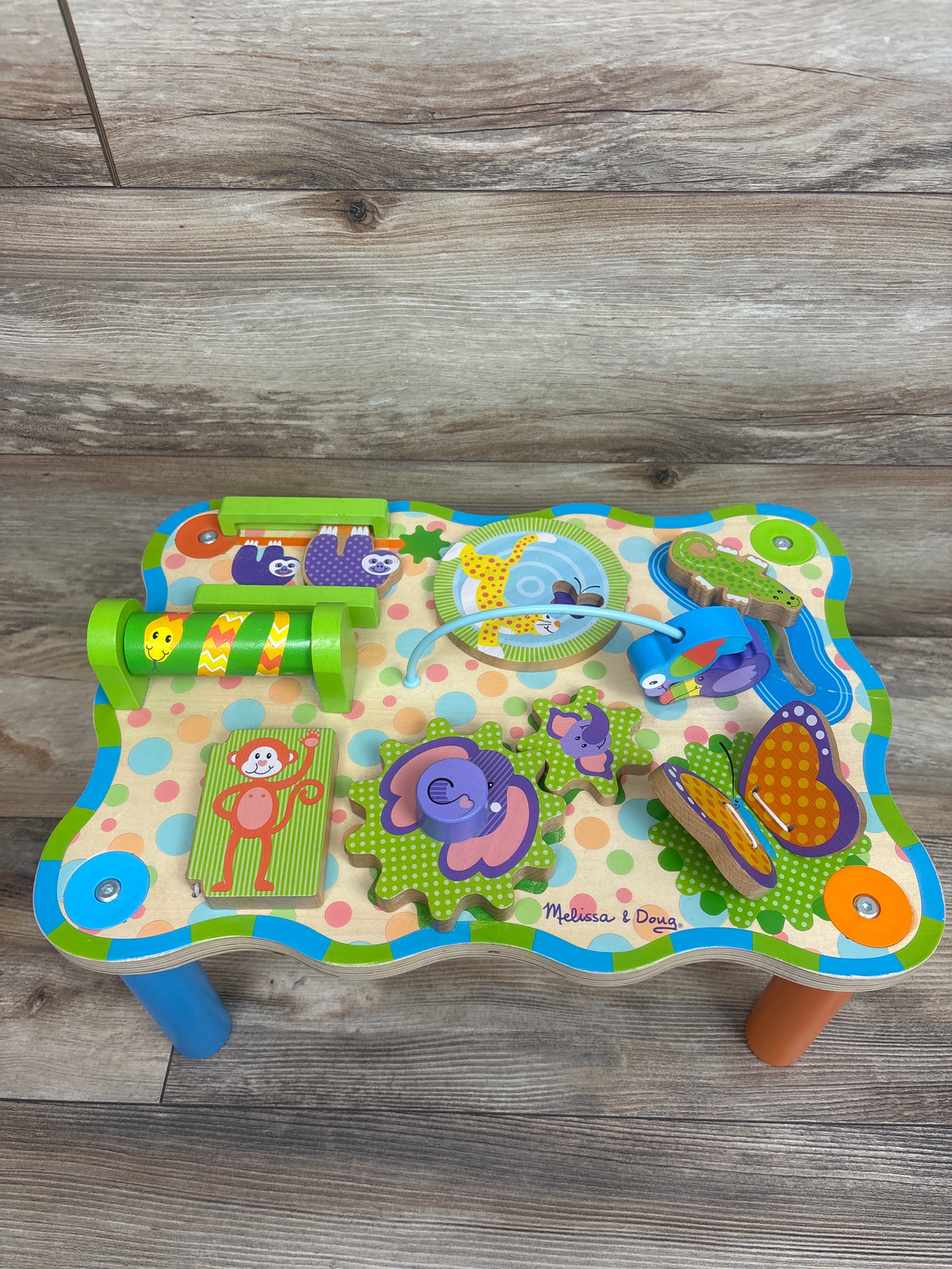 Melissa & Doug First Play Jungle Wooden Activity Table
