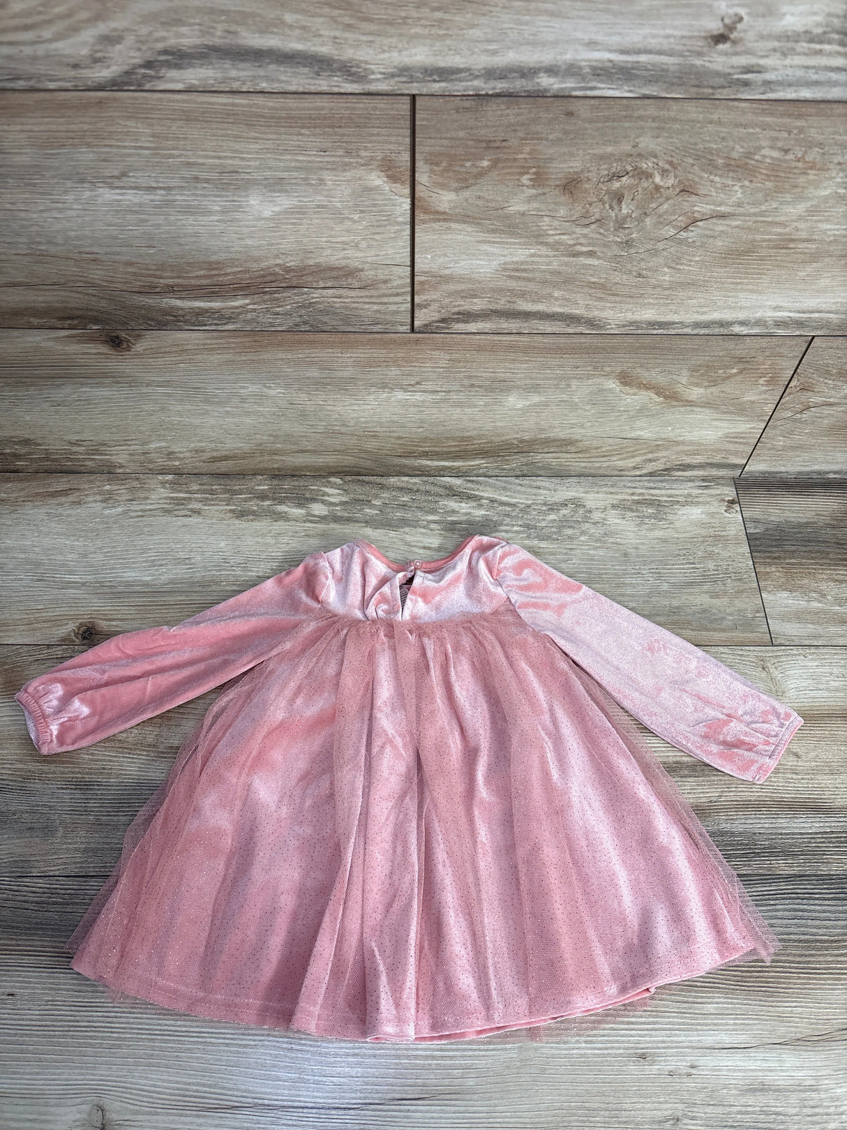 Baby Starter's Velvet Tulle Dress Pink sz 18m