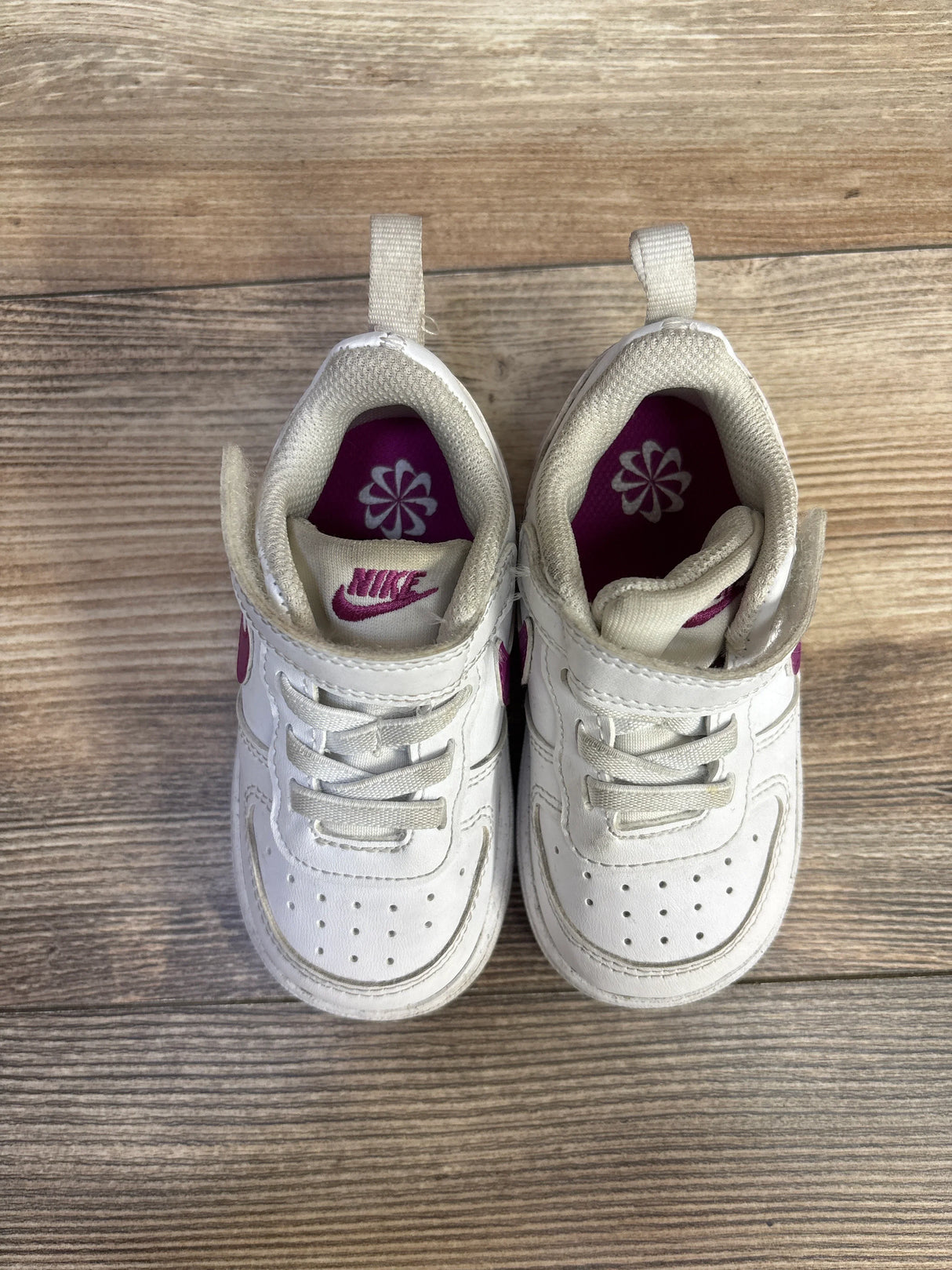 Nike Court Borough Low Recraft TD 'White Hot Fuchsia' sz 6c