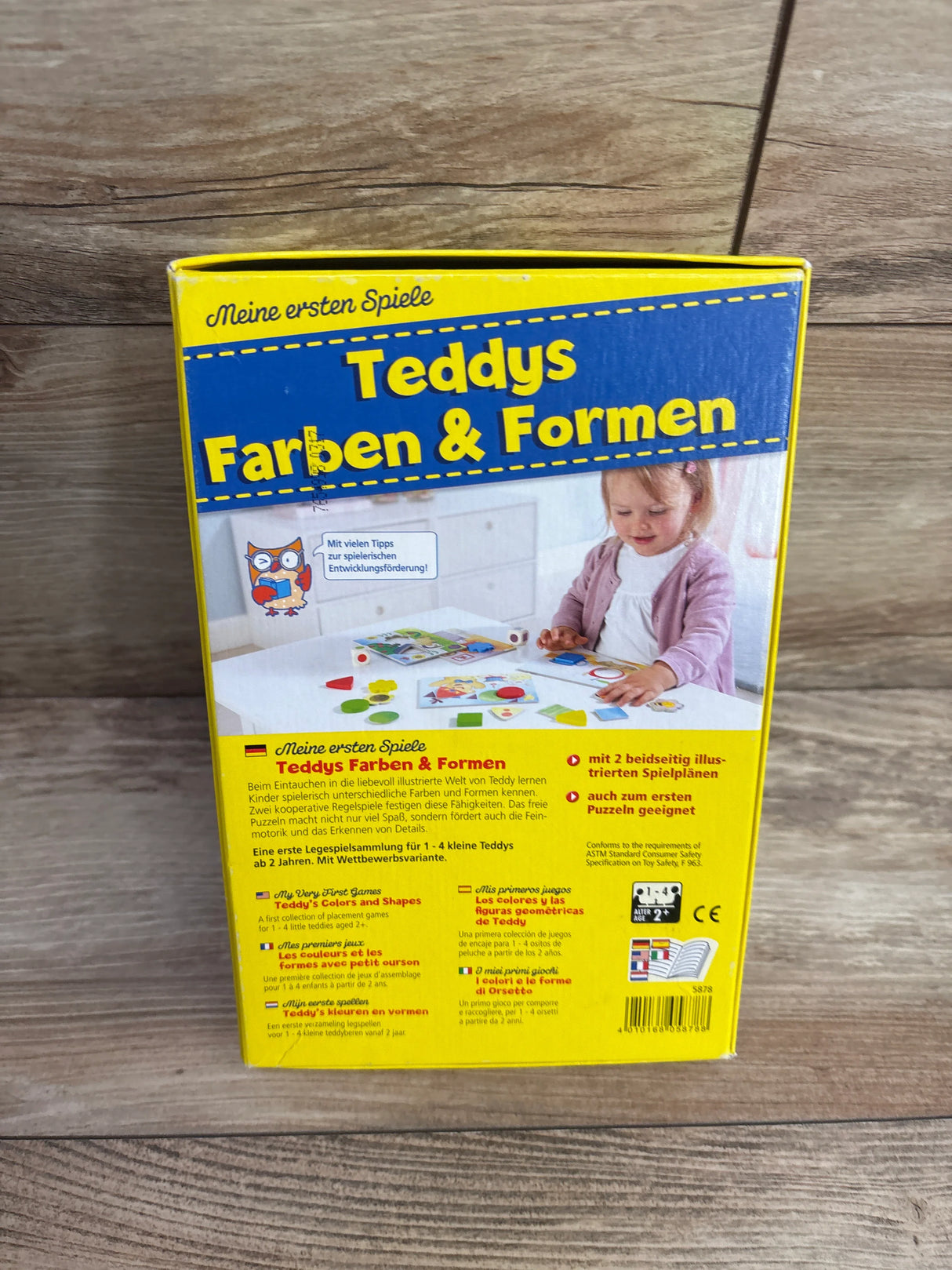 HABA My Very First Games – Teddy’s Colors & Shapes - 4pk Puzzles