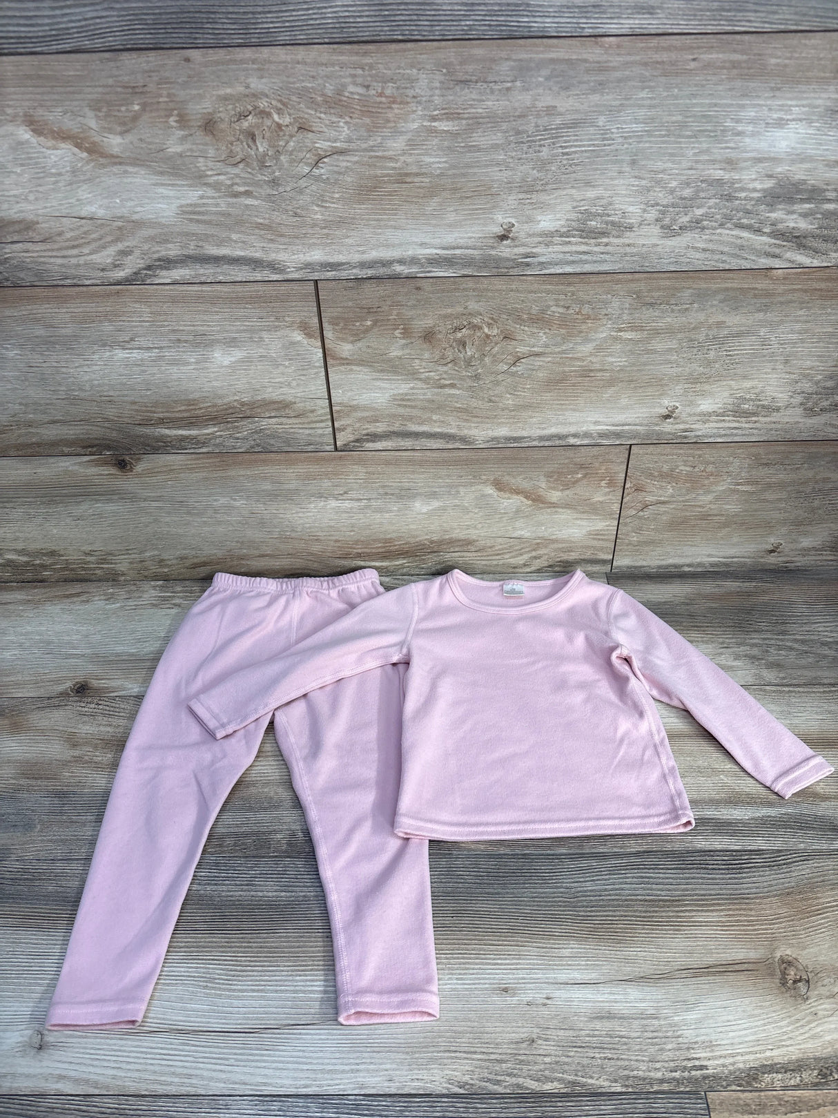 Fleece 2pc Pajama Set Pink sz 4T