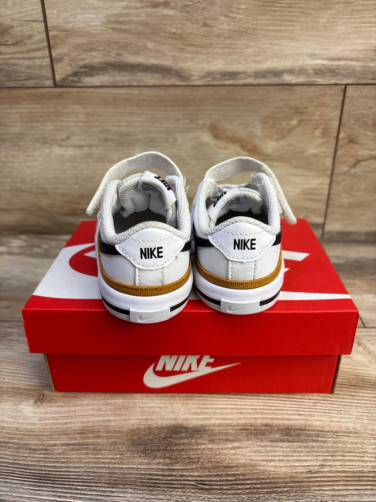 Nike Court Legacy TD 'White Desert Ochre' Sneakers sz 7c