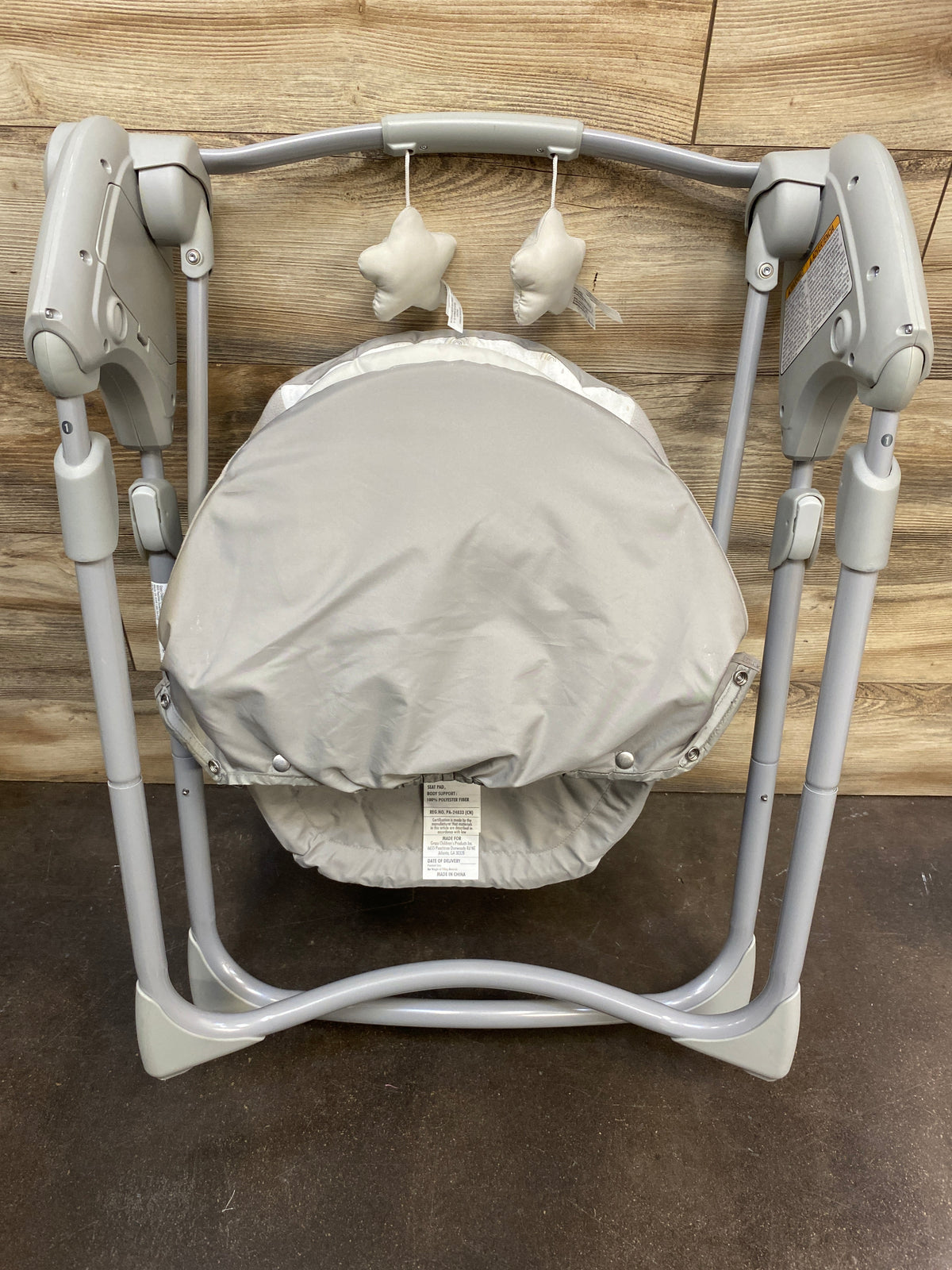 Graco Slim Spaces Compact Baby Swing in Reign