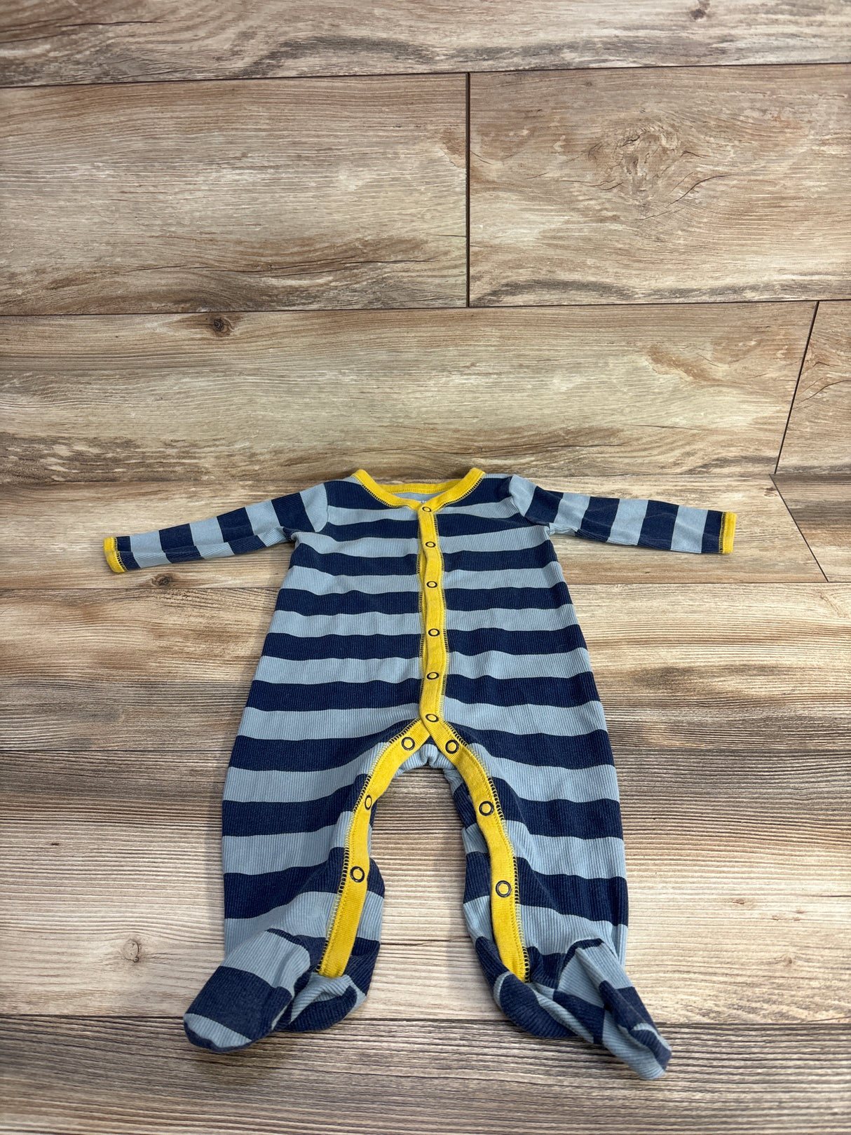 Carter's Striped Sleeper Blue sz 9m