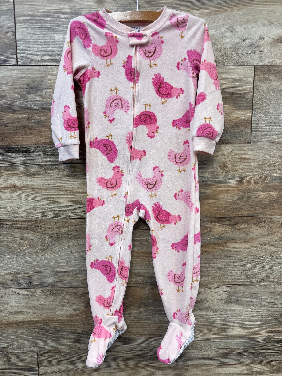 Carter's Chicken Blanket Sleeper Pink sz 3T