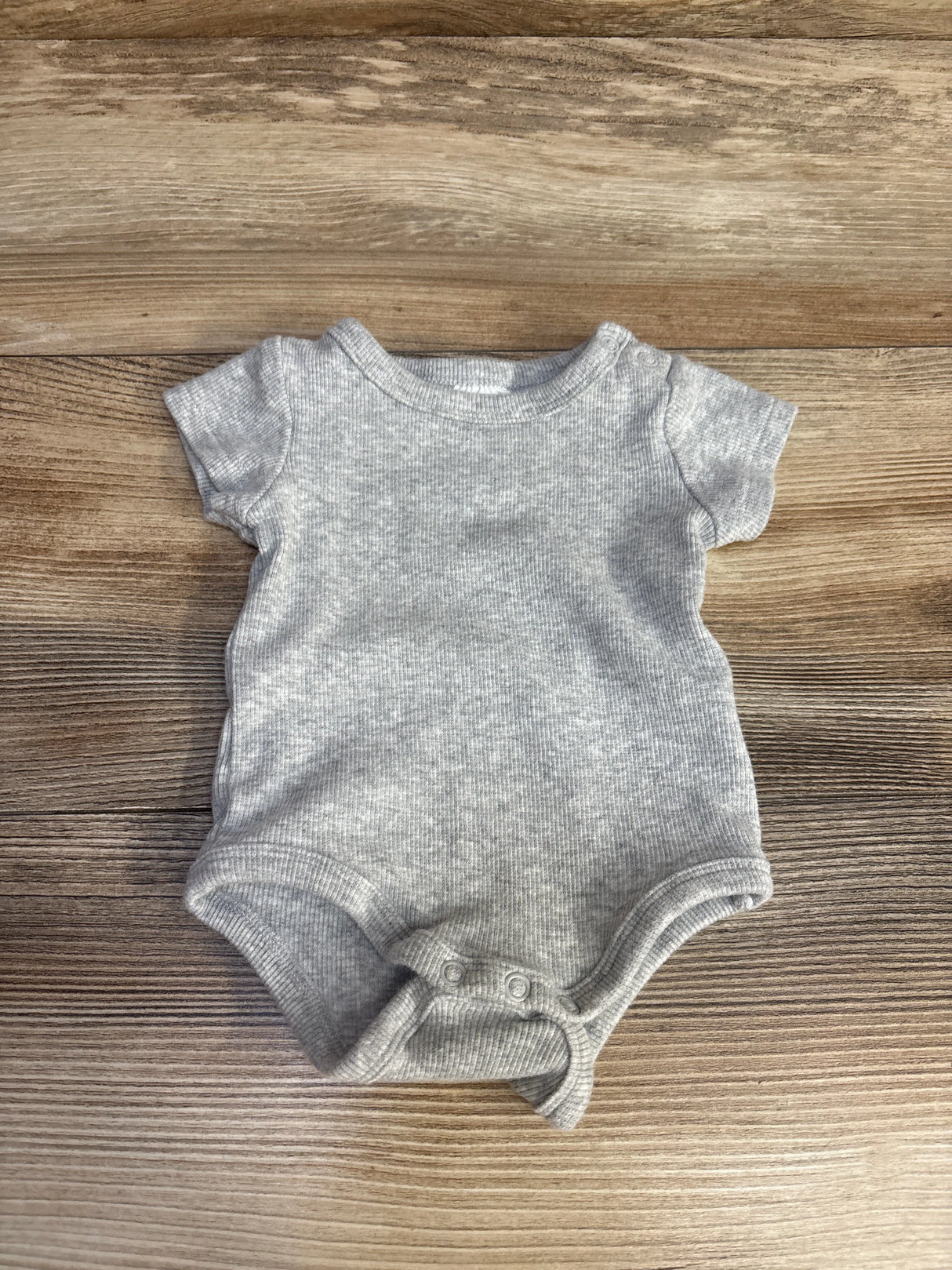 Cotton On Baby Ribbed Bodysuit Grey sz 0-3m