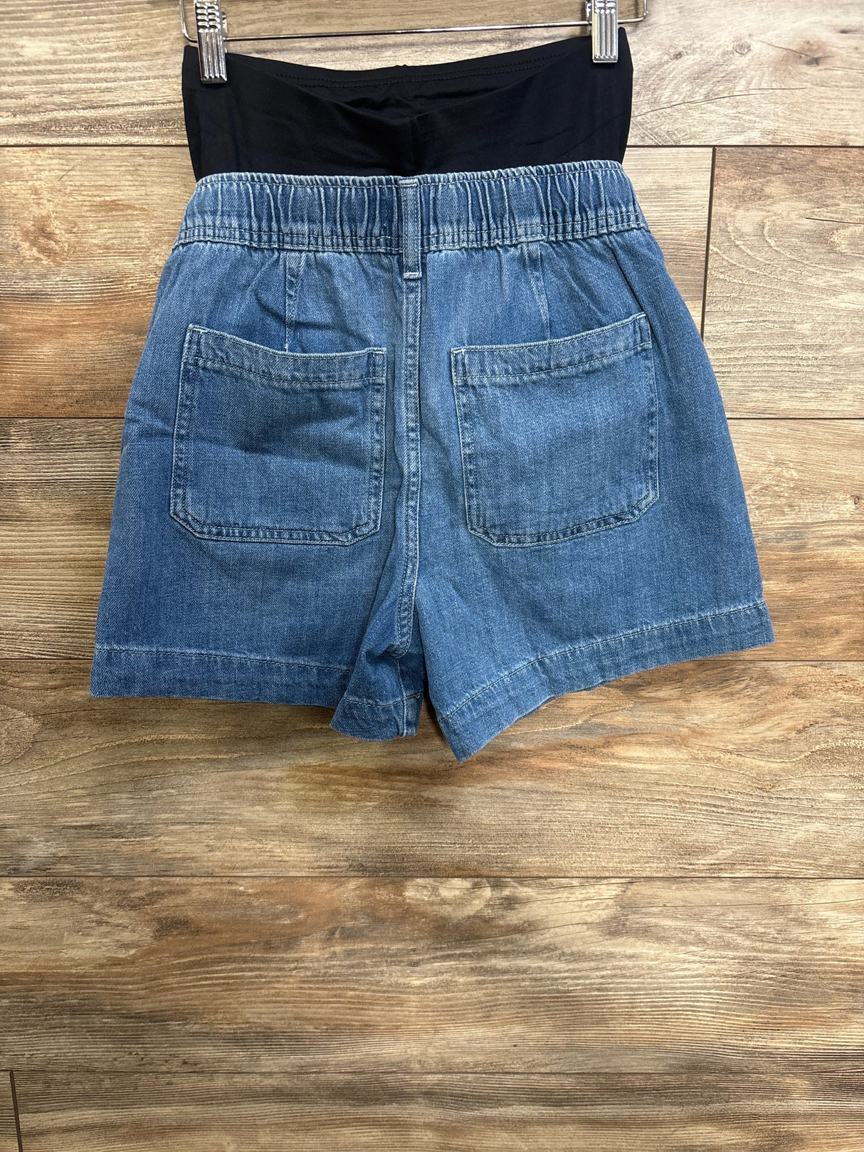 NEW Gap Maternity Full Panel Easy Denim Shorts Blue sz XS