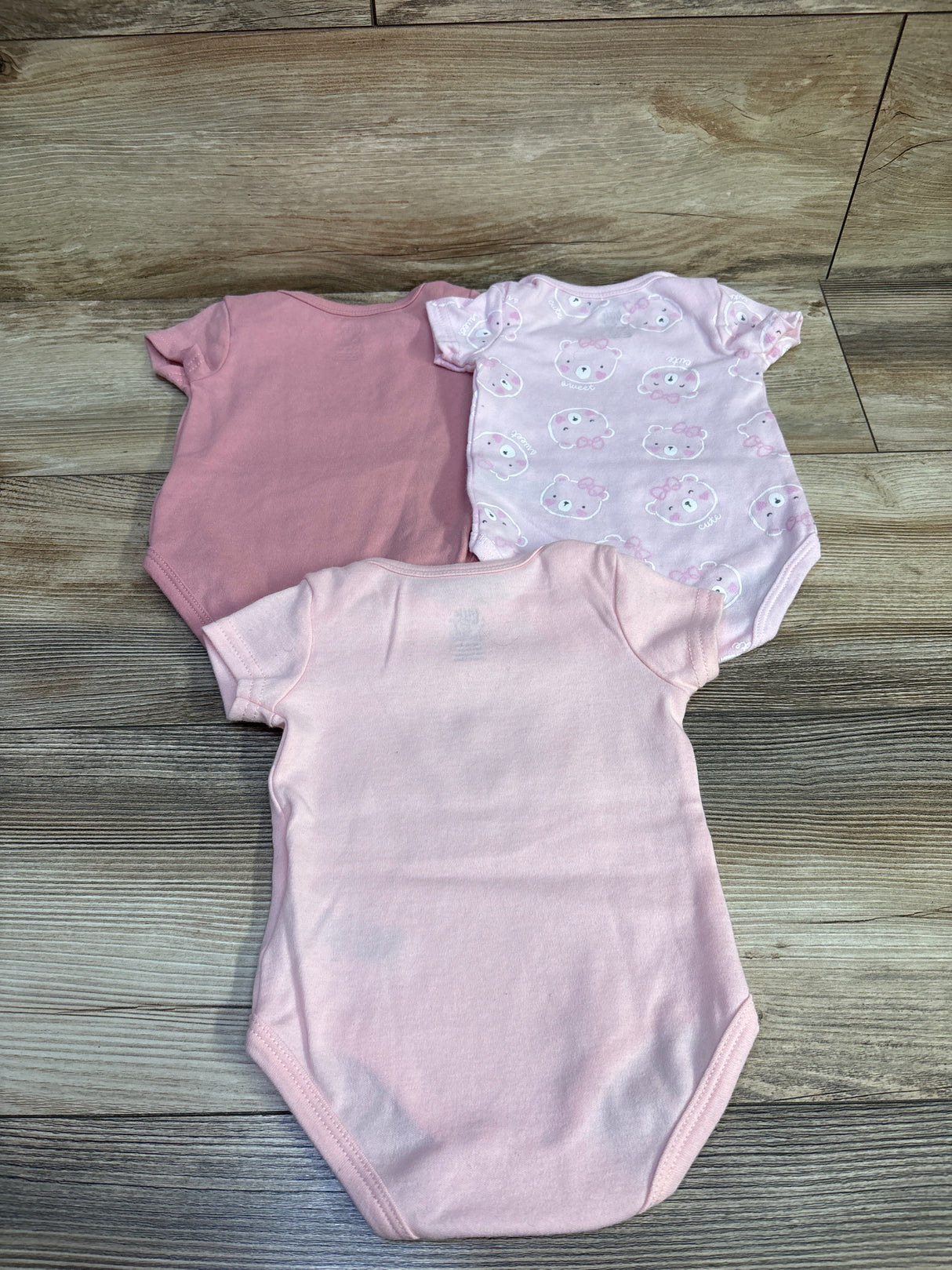 Little & Loved 3pk Bodysuits Pink sz 3-6m