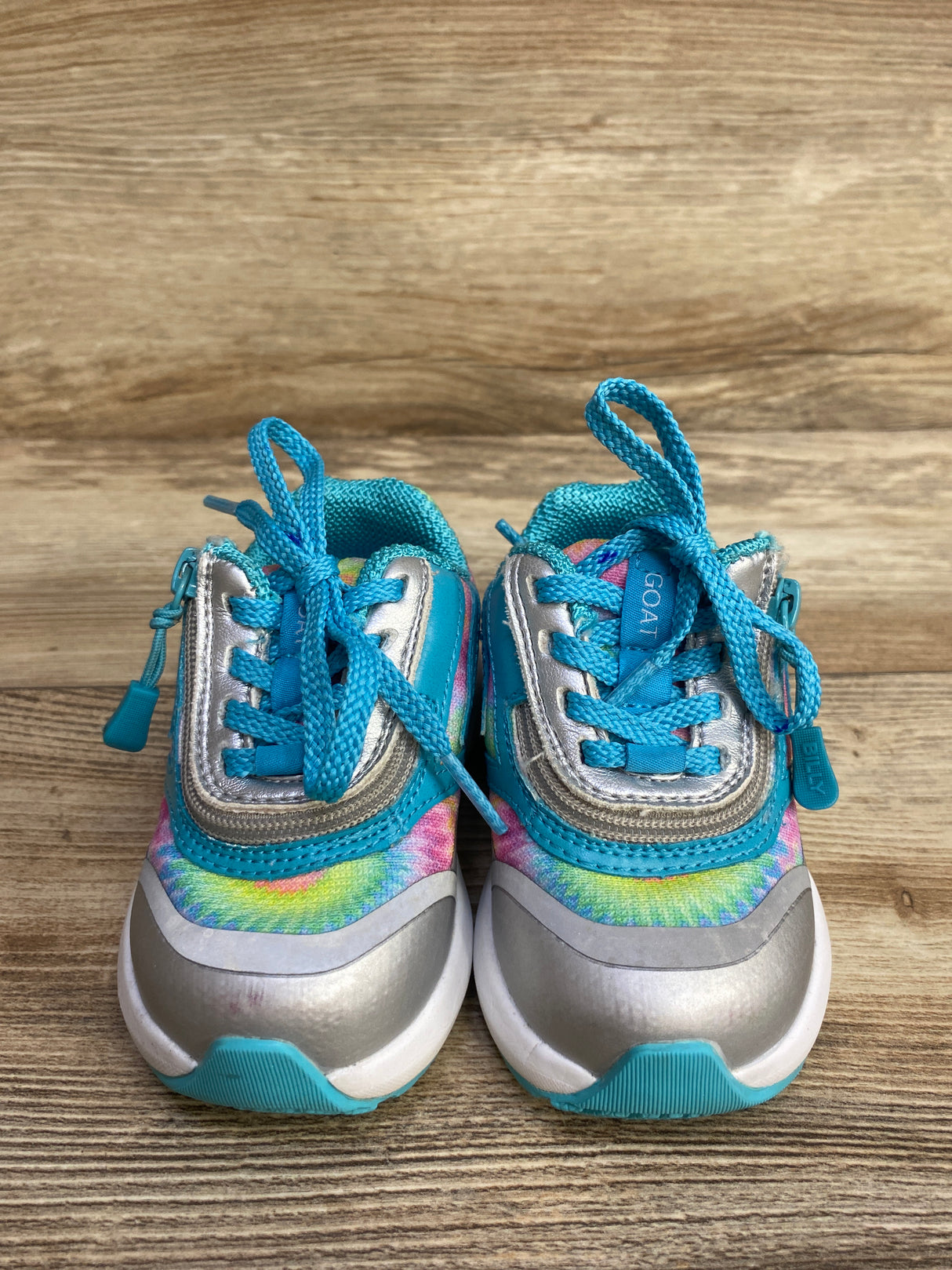 Billy Footwear Rainbow Tie Dye BILLY Goat Sneakers Grey sz 5c