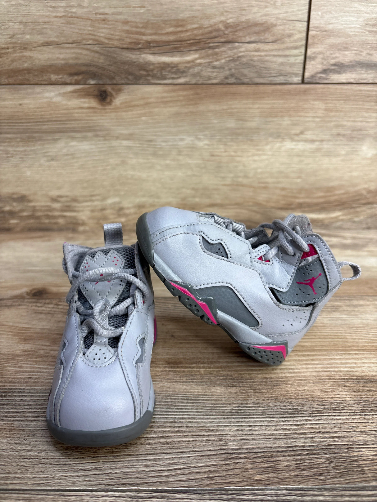 Air Jordan True Flight TD 'Grey Pink' Sneakers sz 5c