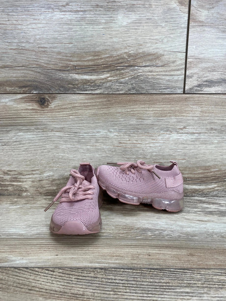 Girls Air Bubble Cushion Knit Sneakers Blush Pink Sz 4c - Me n Mommy To Be