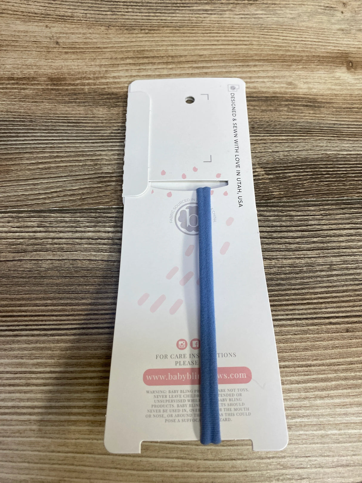 NEW Baby Bow Headband, Blue