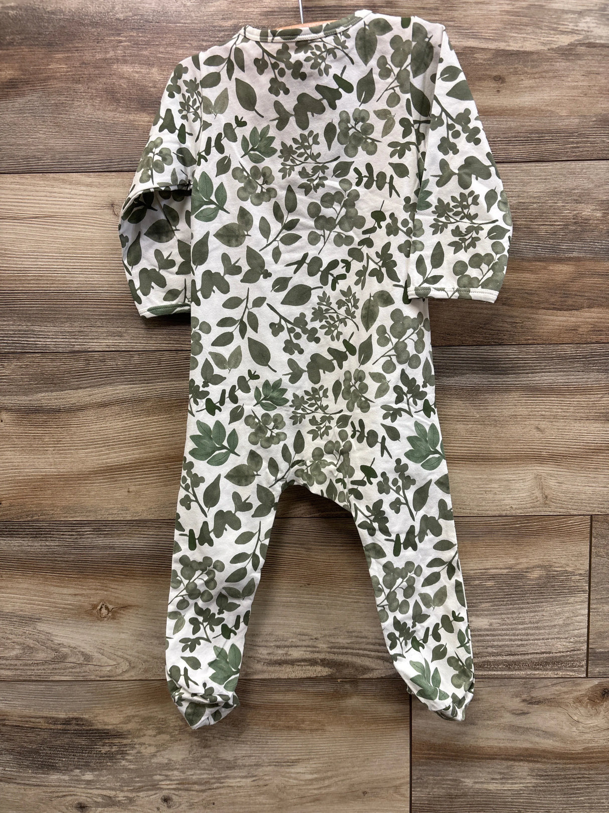 Norani Baby Organic Footie Sleeper White sz 12-18m