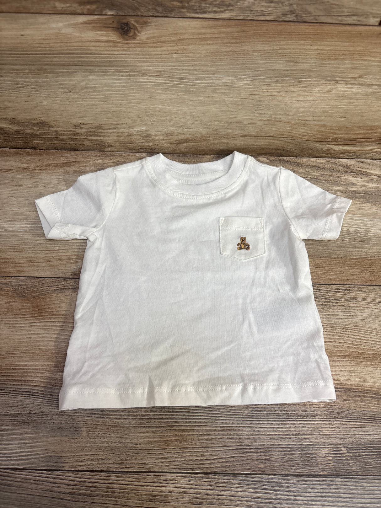 Baby Gap Bear Shirt White sz 6-12m