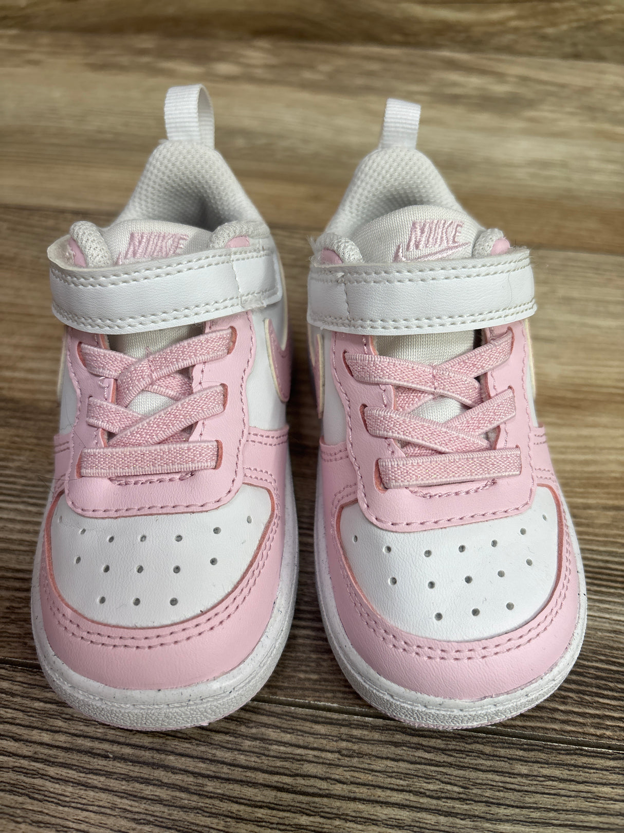 Nike Court Borough Low Recraft TD 'Pink Foam White' Sneakers sz 6c