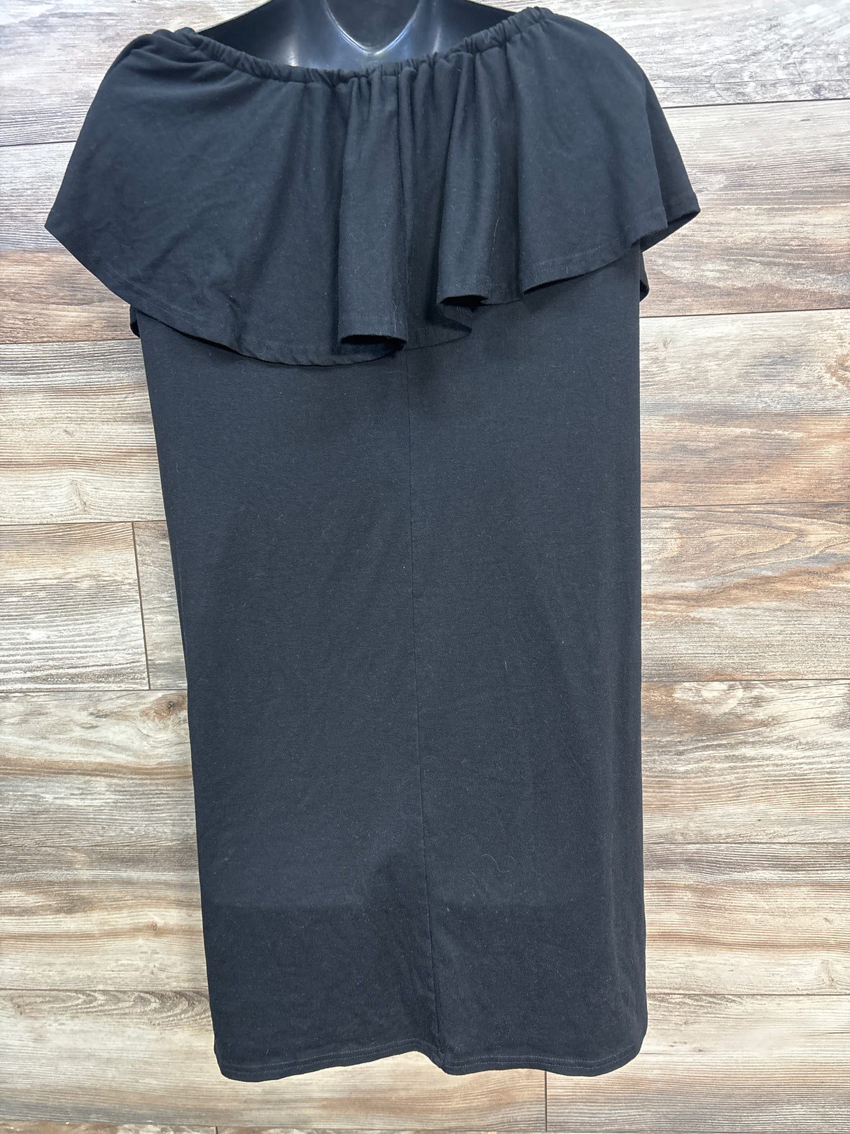 Miss Qee Maternity Off Shoulder Dress Black sz Large