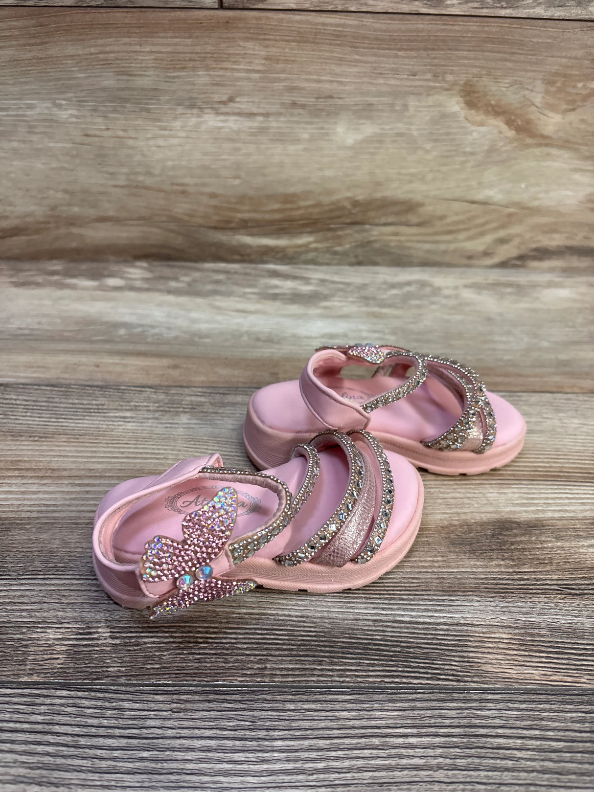 Atalina Rhinestone Sandals Pink sz 6c