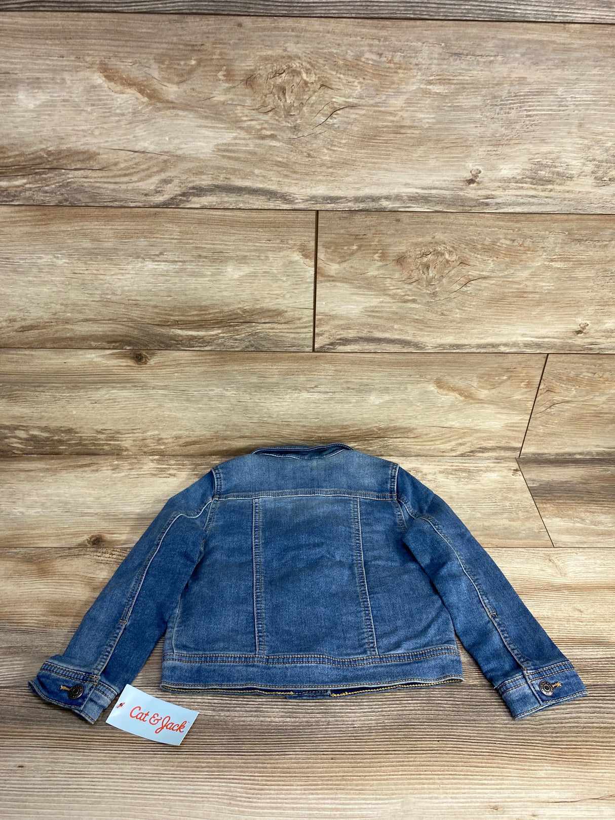 NEW Cat & Jack Denim Button Up Jacket Blue sz 4T