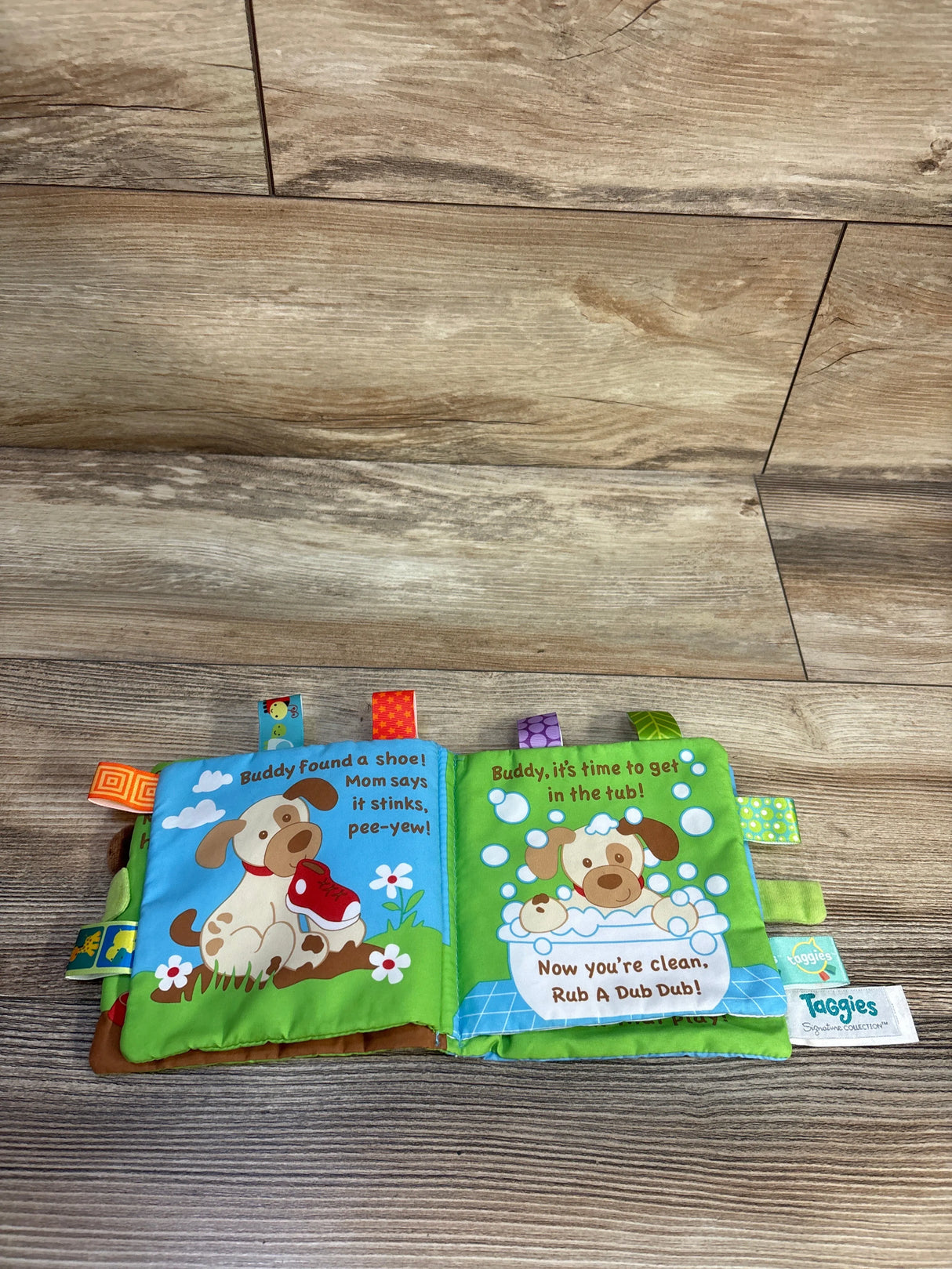 Taggies Buddy Dog's Busy Day Soft Book