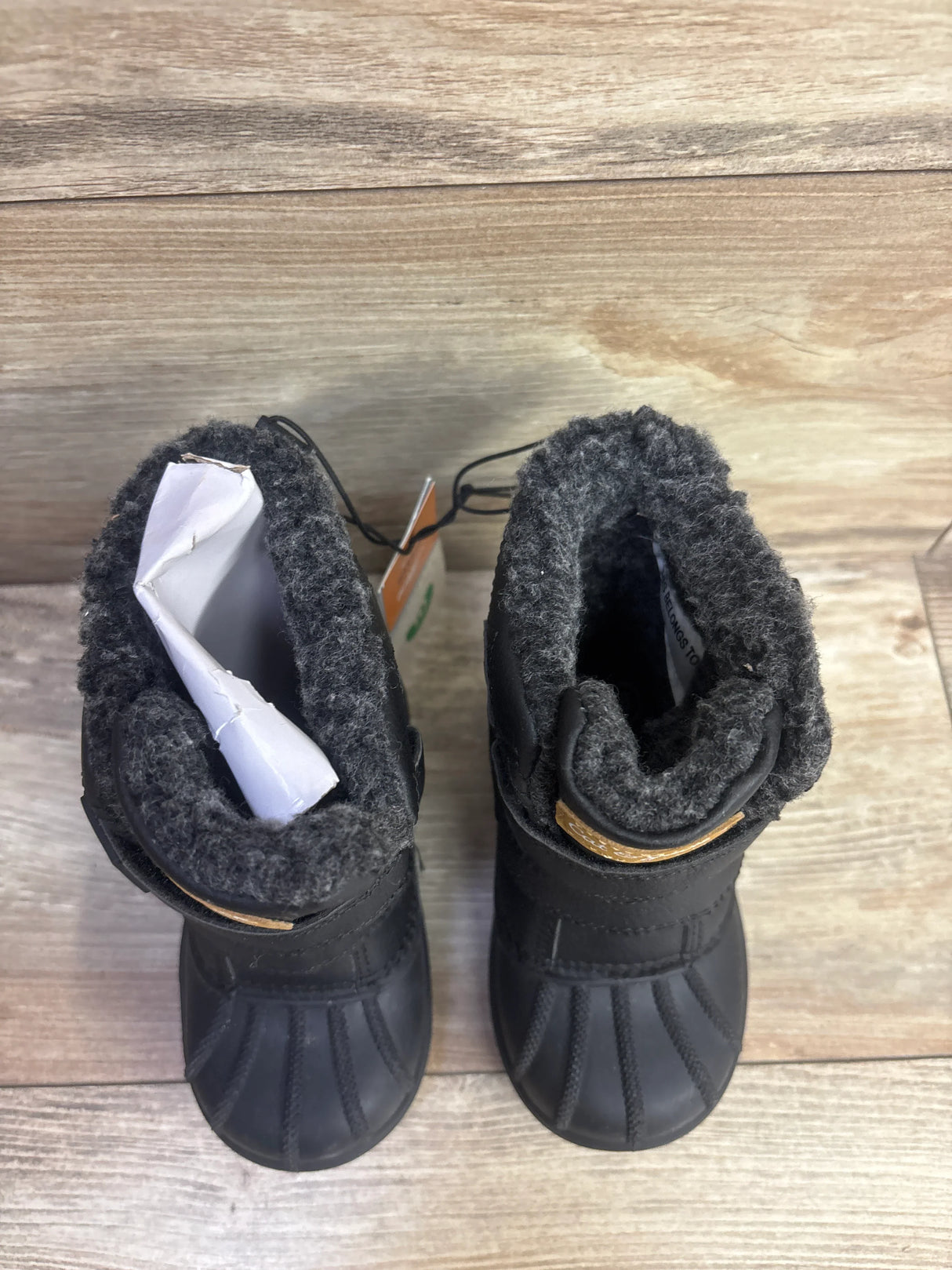 NEW Cat & Jack Denver Winter Boots Black sz 10c