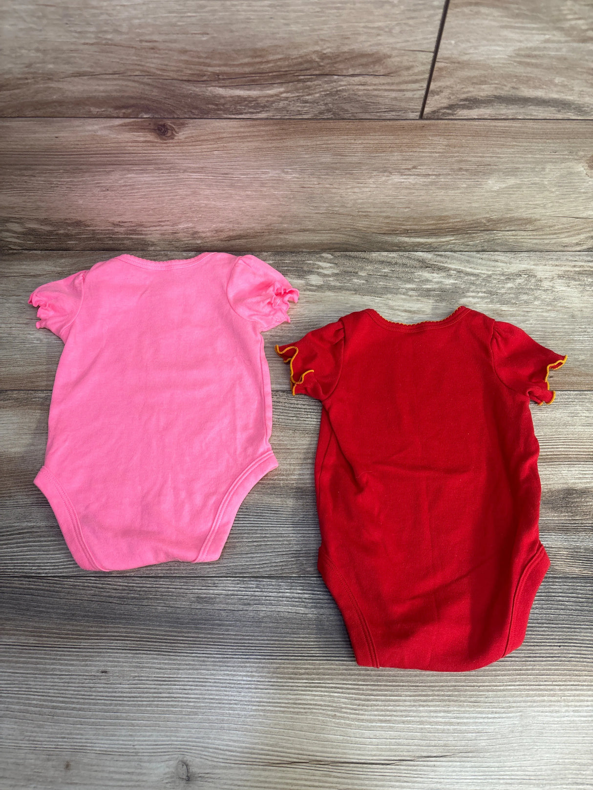 NFL 2pk Chiefs Bodysuits Pink sz 0-3m