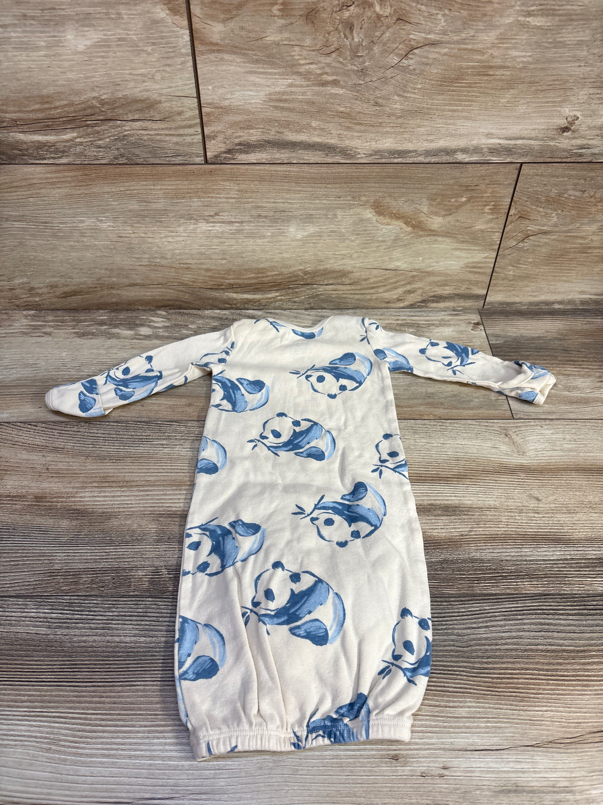 Carter's Panda Sleeper Gown Ivory sz Newborn