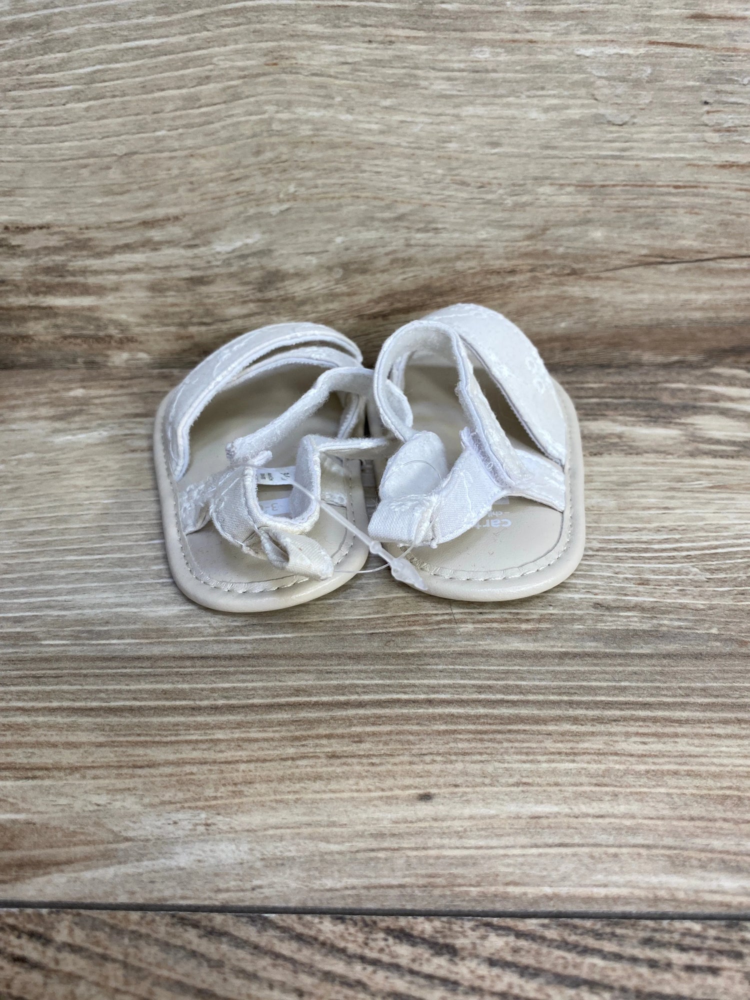 NEW Child of Mine Off White Sandals sz 3-6m - Me n Mommy To Be