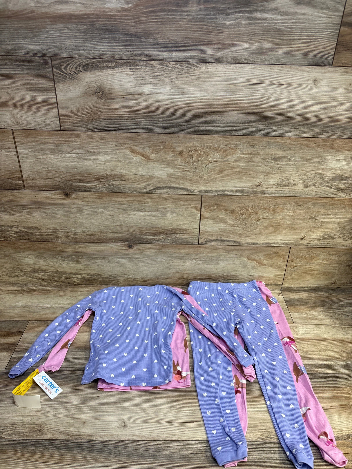 NEW Just One You 4pc Pajama Set Purple/Pink sz 5T