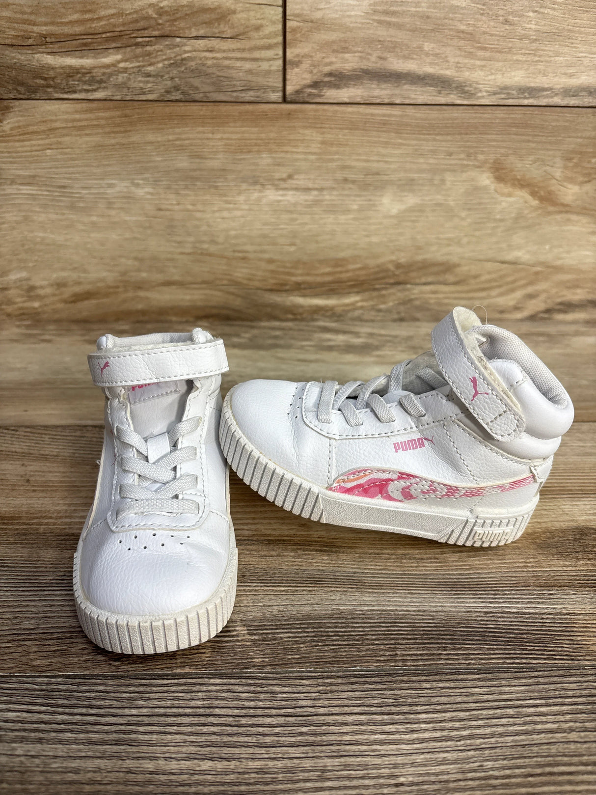 Puma Carina 2.0 High Top Sneakers White sz 7c