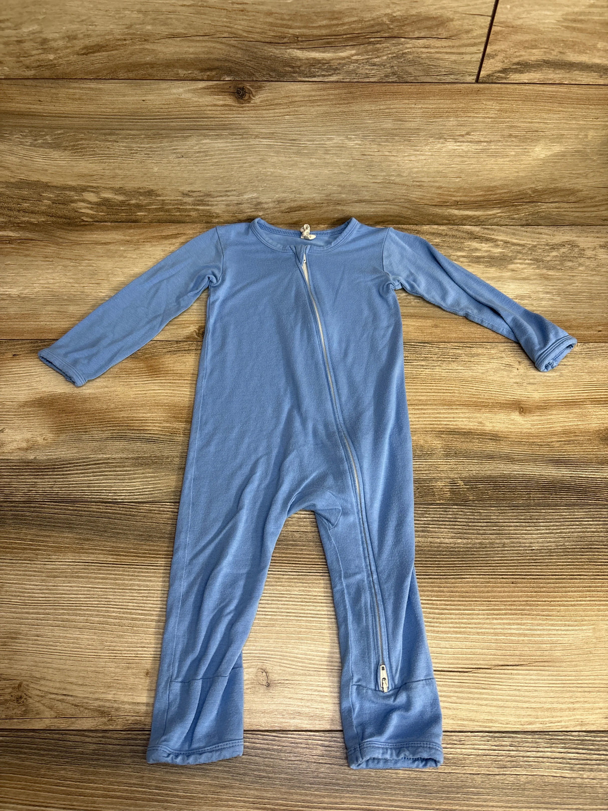 Larkspur Bamboo Zip Romper Blue sz 12-18m