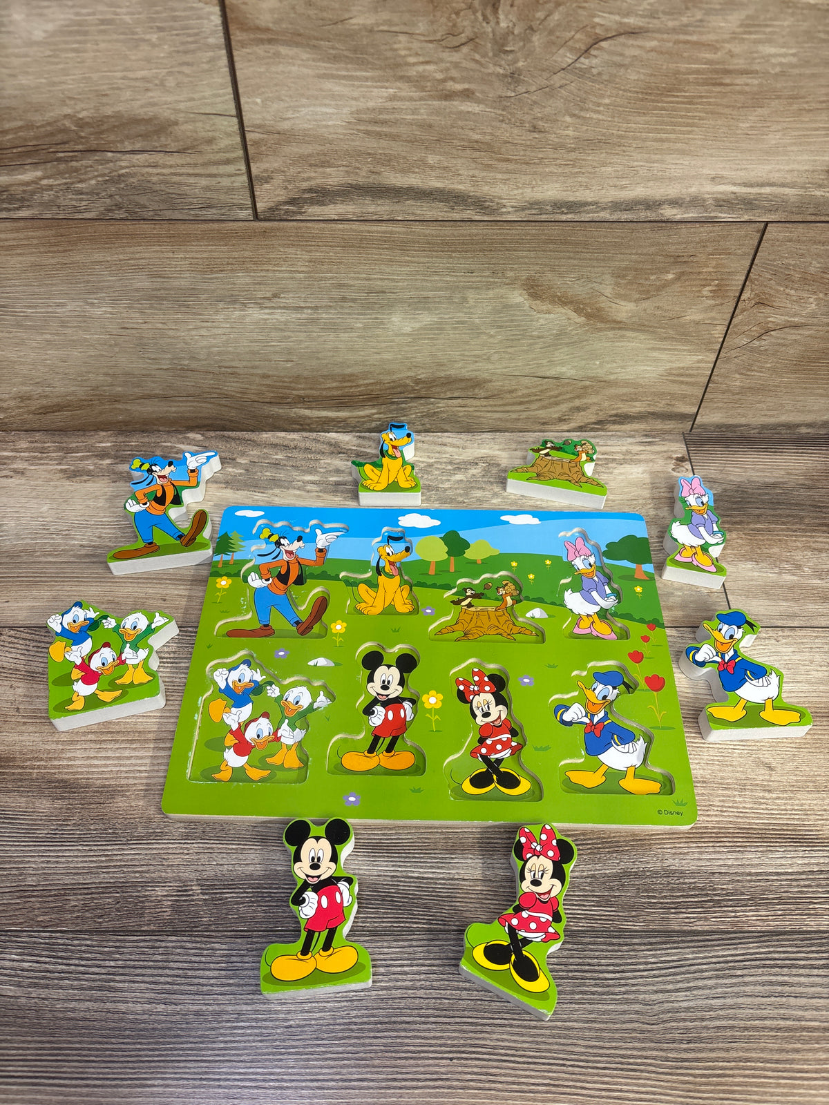 Melissa & Doug Mickey Mouse Wooden Chunky Puzzle 8pc