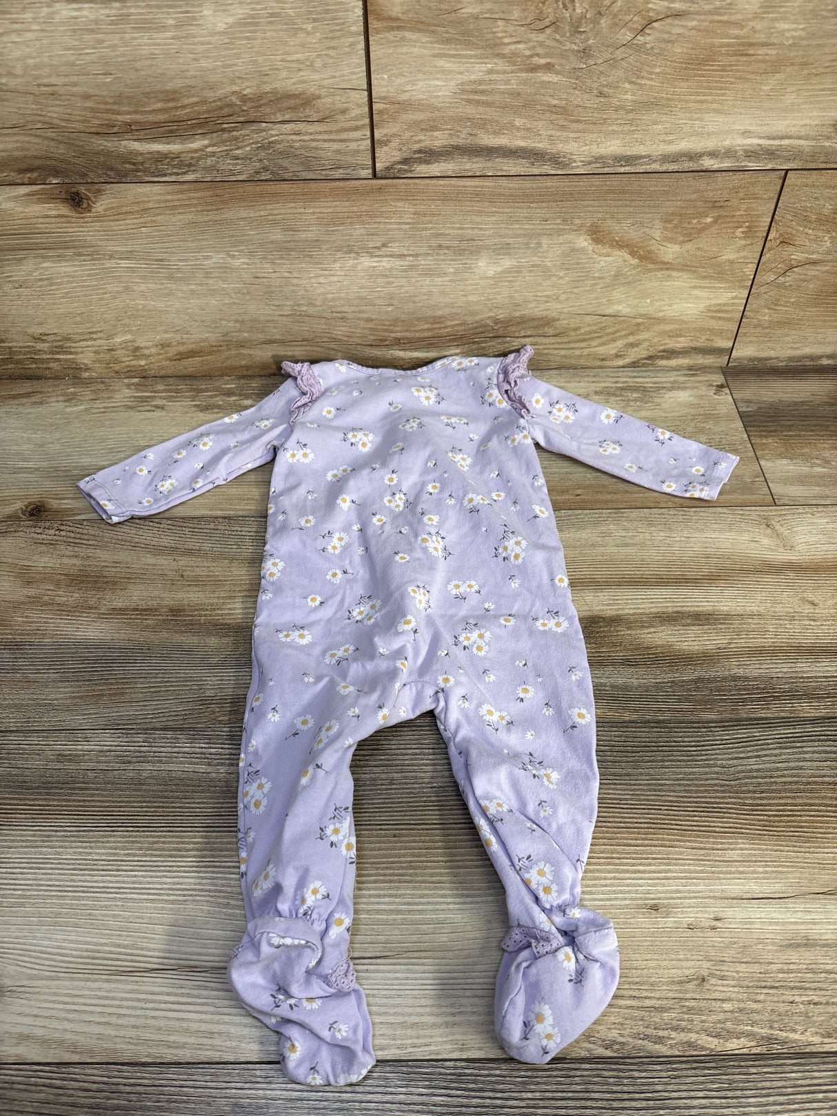 Jessica Simpson Floral Sleeper Purple sz 6/9m