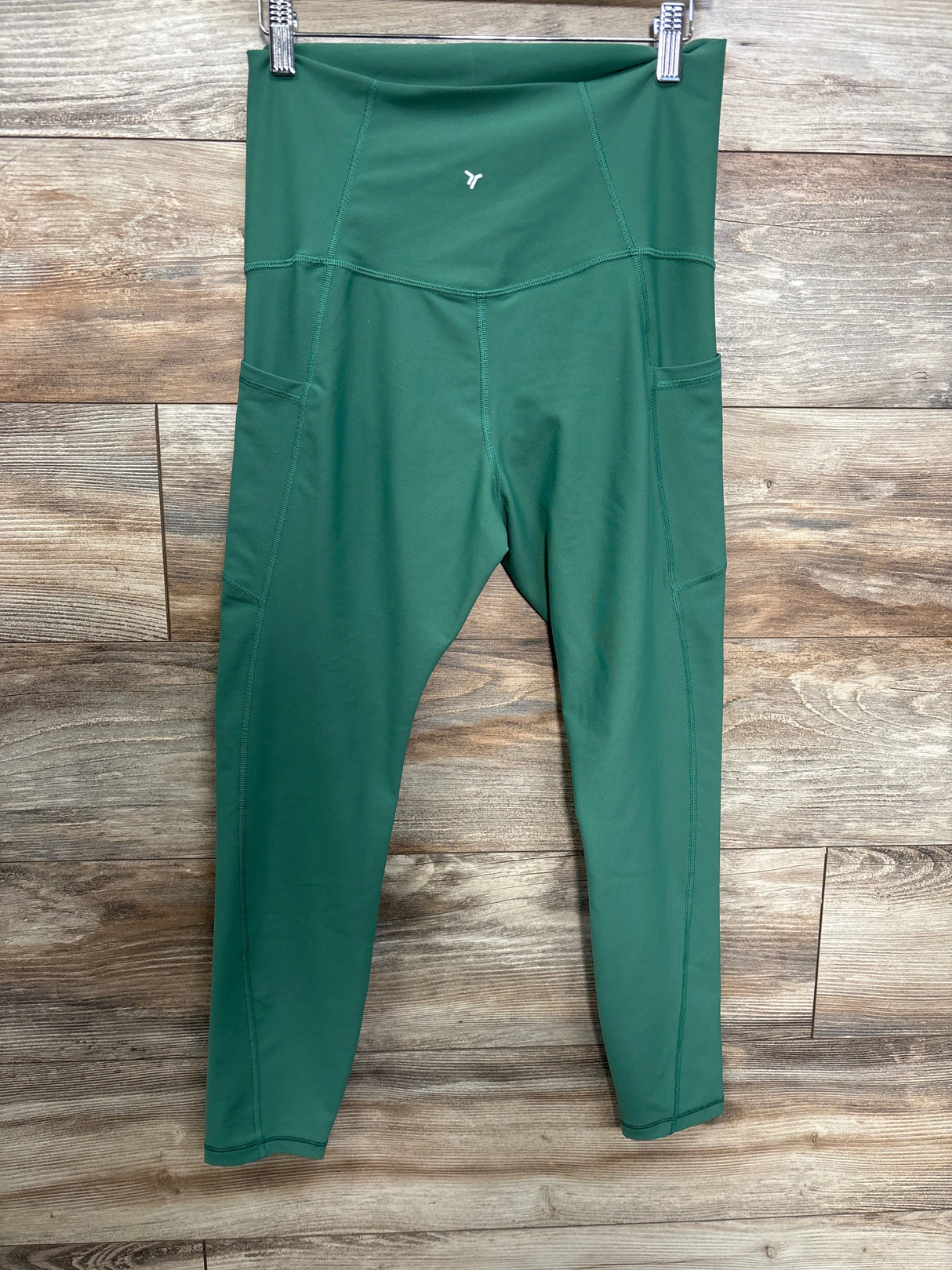 Old Navy Active Maternity Full Panel Leggings Green sz Medium