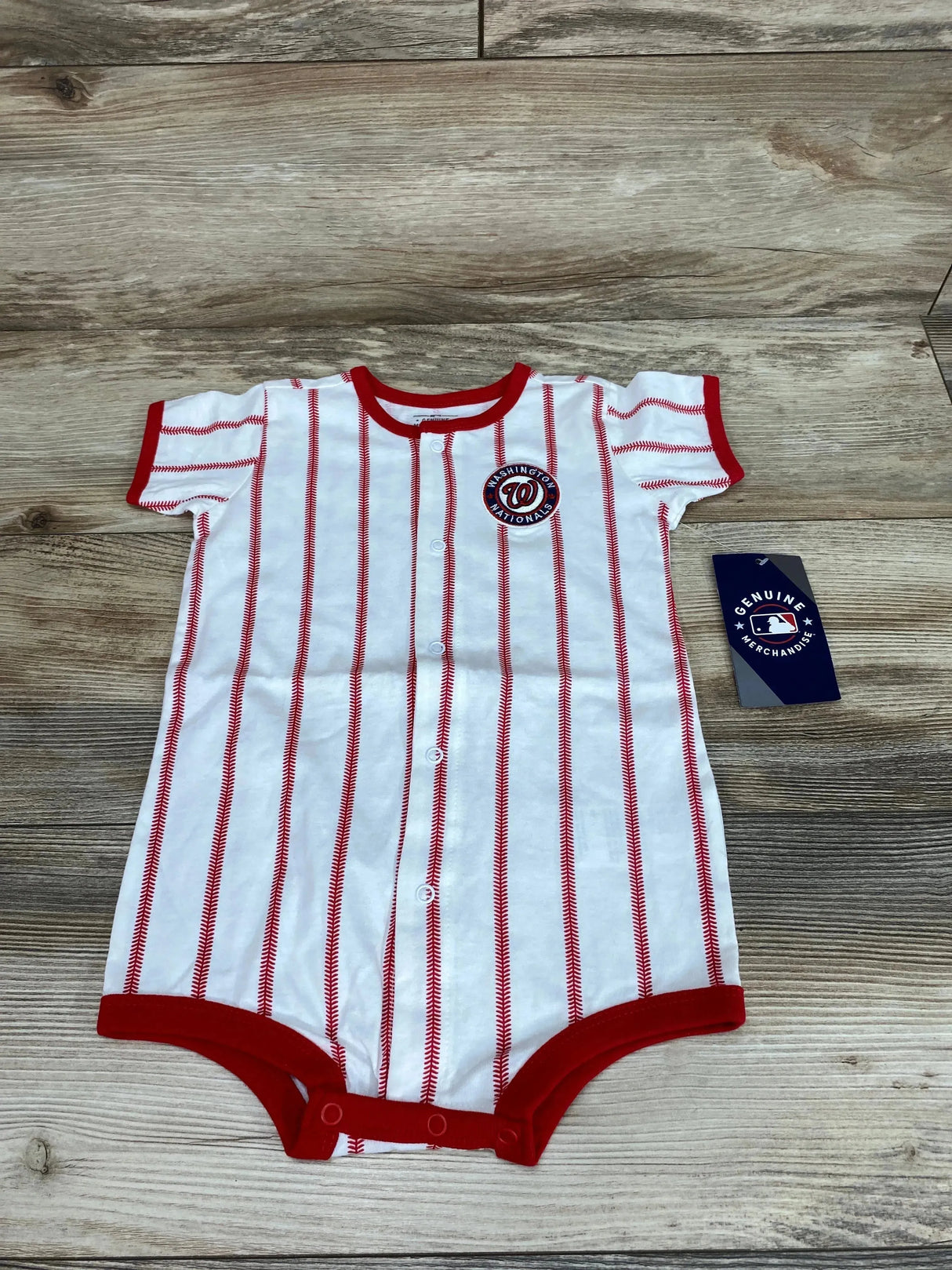 NEW Genuine Merchandise Washington Nationals Creeper White sz 24m - Me n Mommy To Be